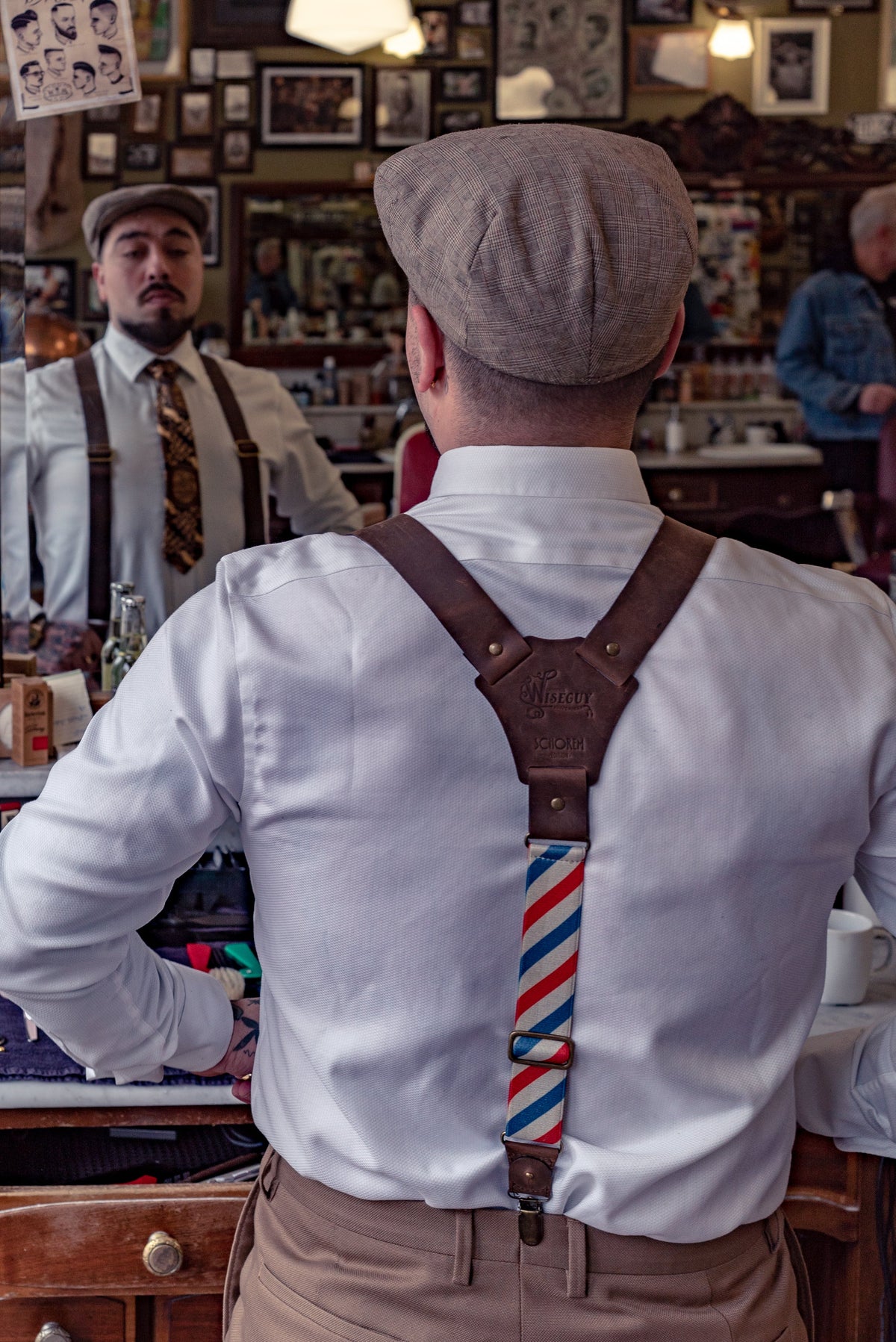 Schorem FLEX - Wiseguy Suspenders 1.36 inch/3.5 cm wide - Wiseguy Suspenders