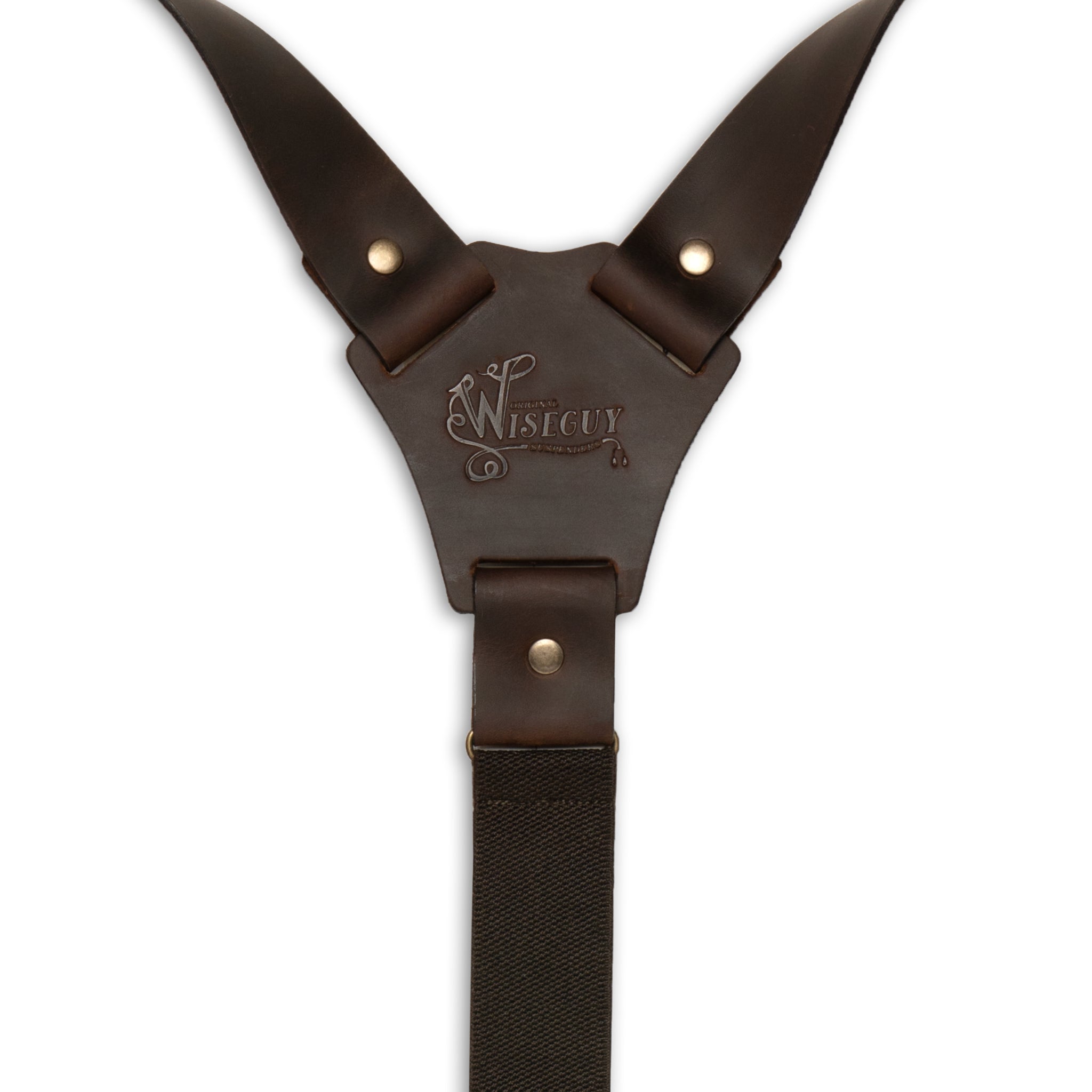 Crazy Horse Flex Marron Foncé Large Bretelles No. F2115