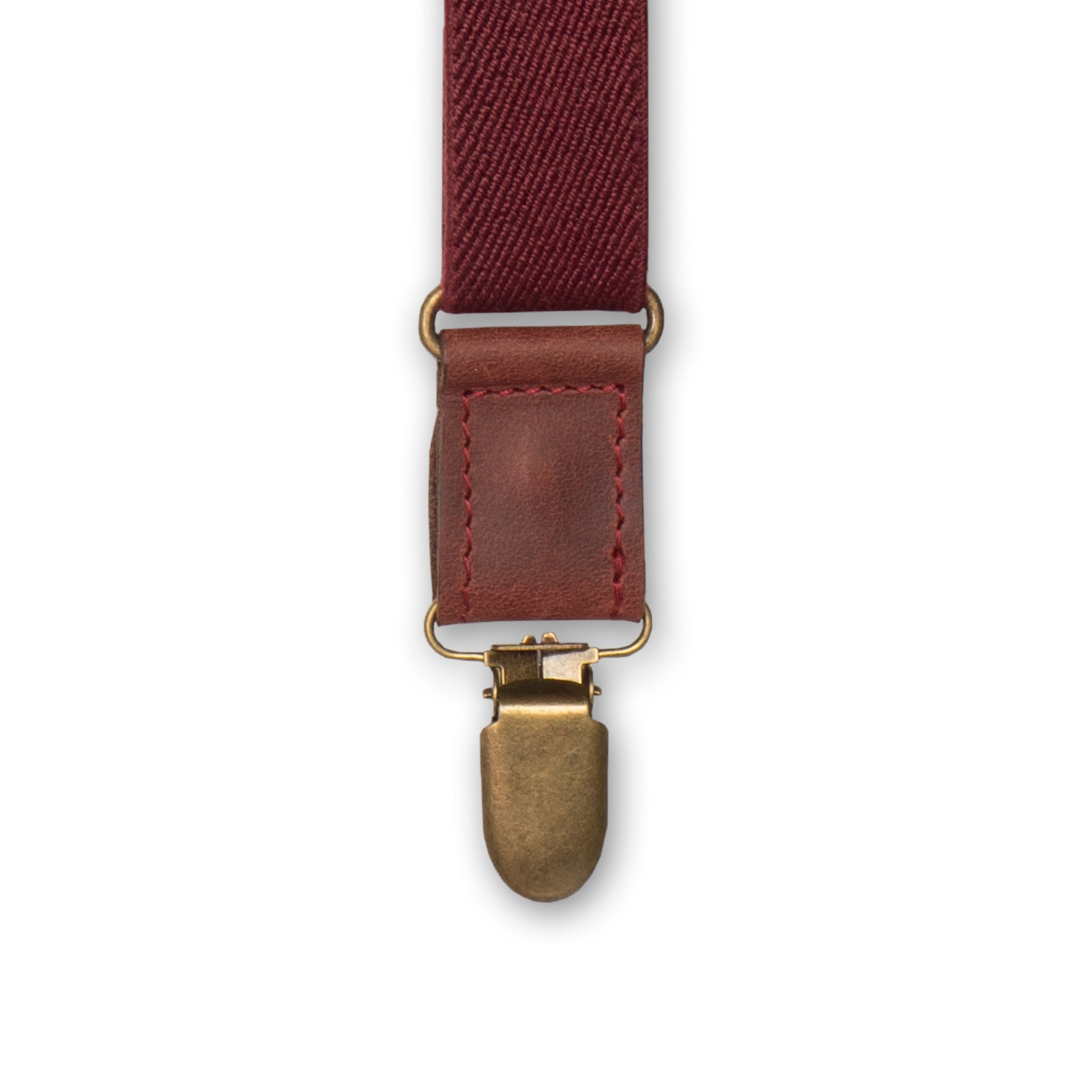 Crazy Horse Flex Bordeaux Mince Bretelles No. F2117