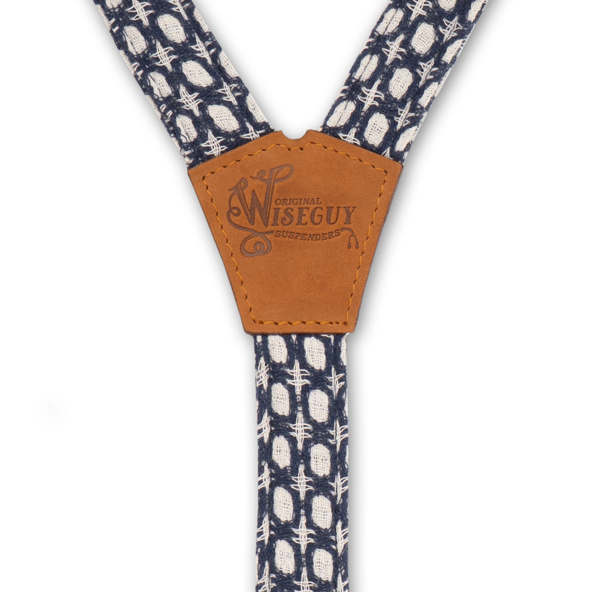 Cotton The Merchant Checkered Slim Suspenders No. G7213