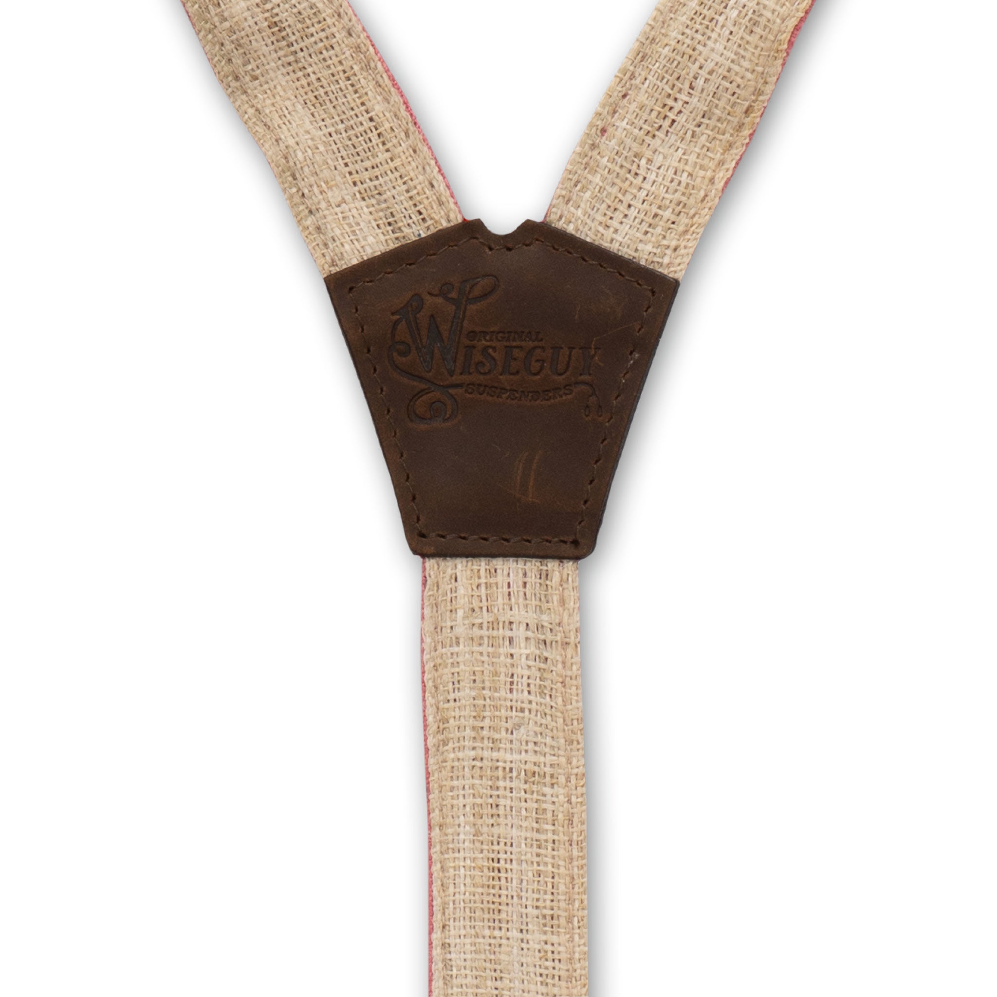 Hemp Linen The Alchemist Beige Slim Suspenders No. G7410
