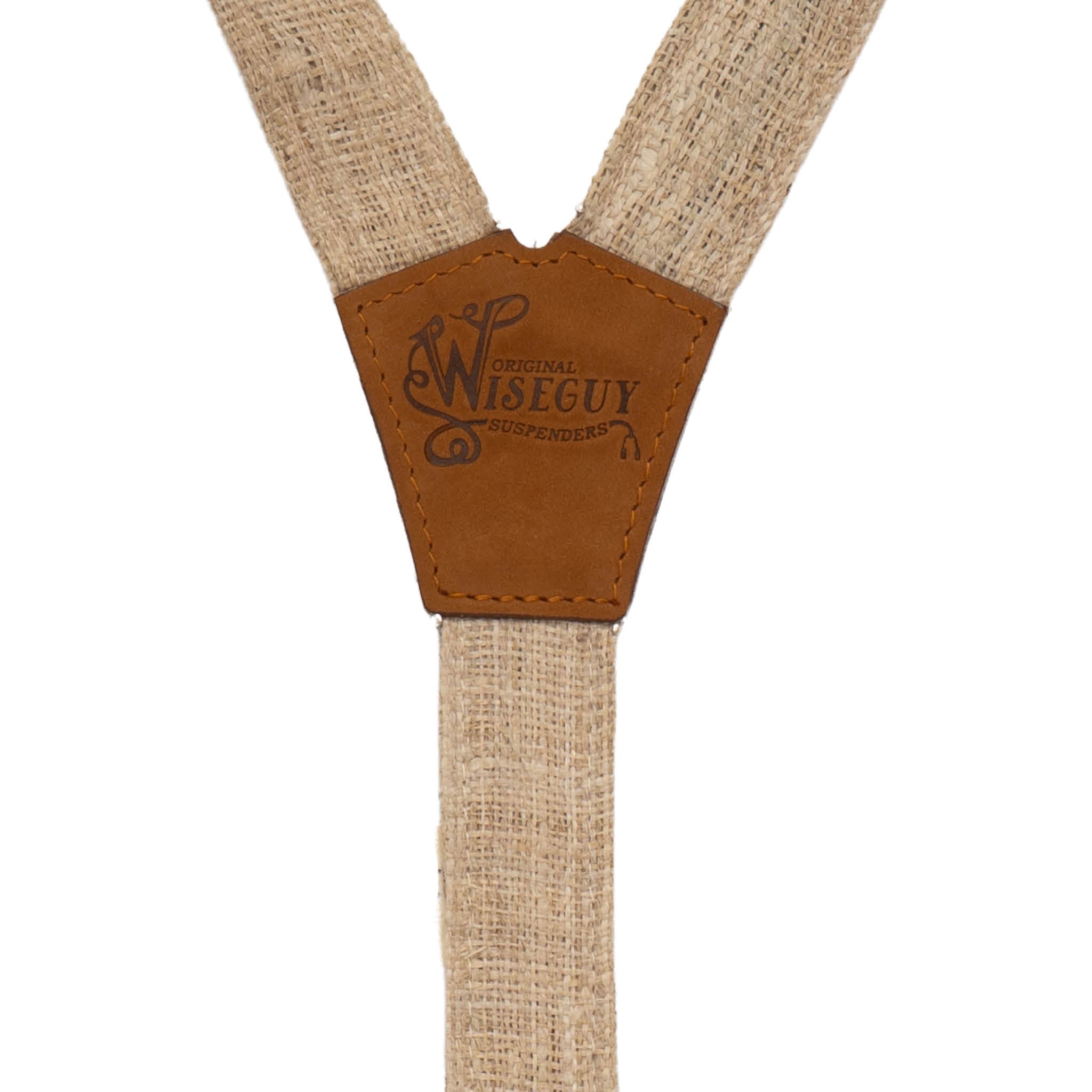 Hemp The Scribe Beige Slim Suspenders No. G7413