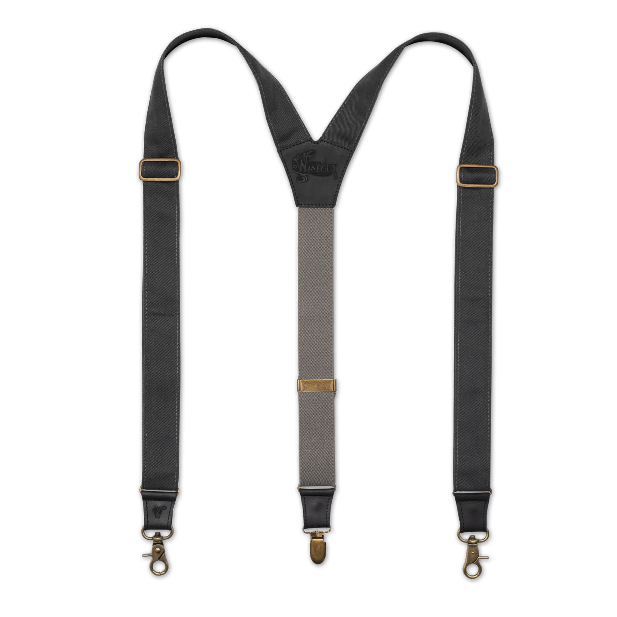 Duck Gray Wide Suspenders No. C6013