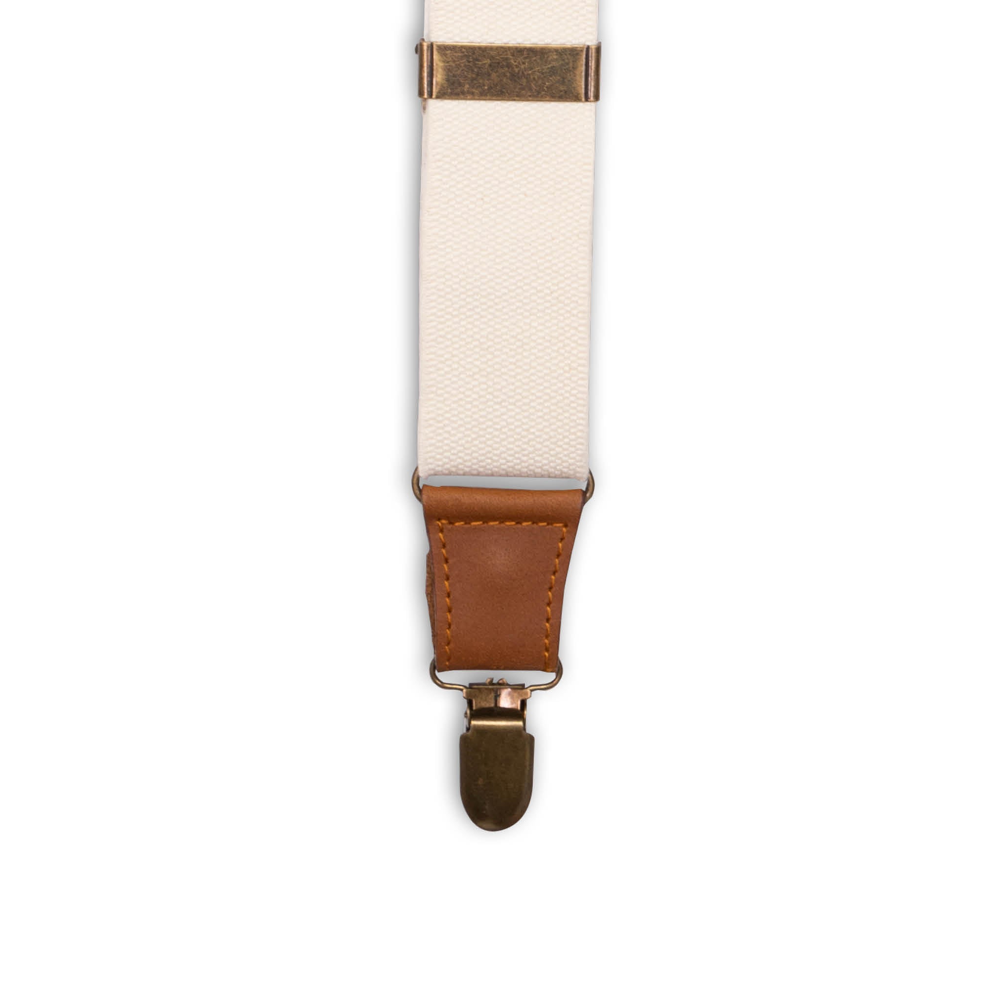 Duck Ivory Wide Suspenders No. C6014