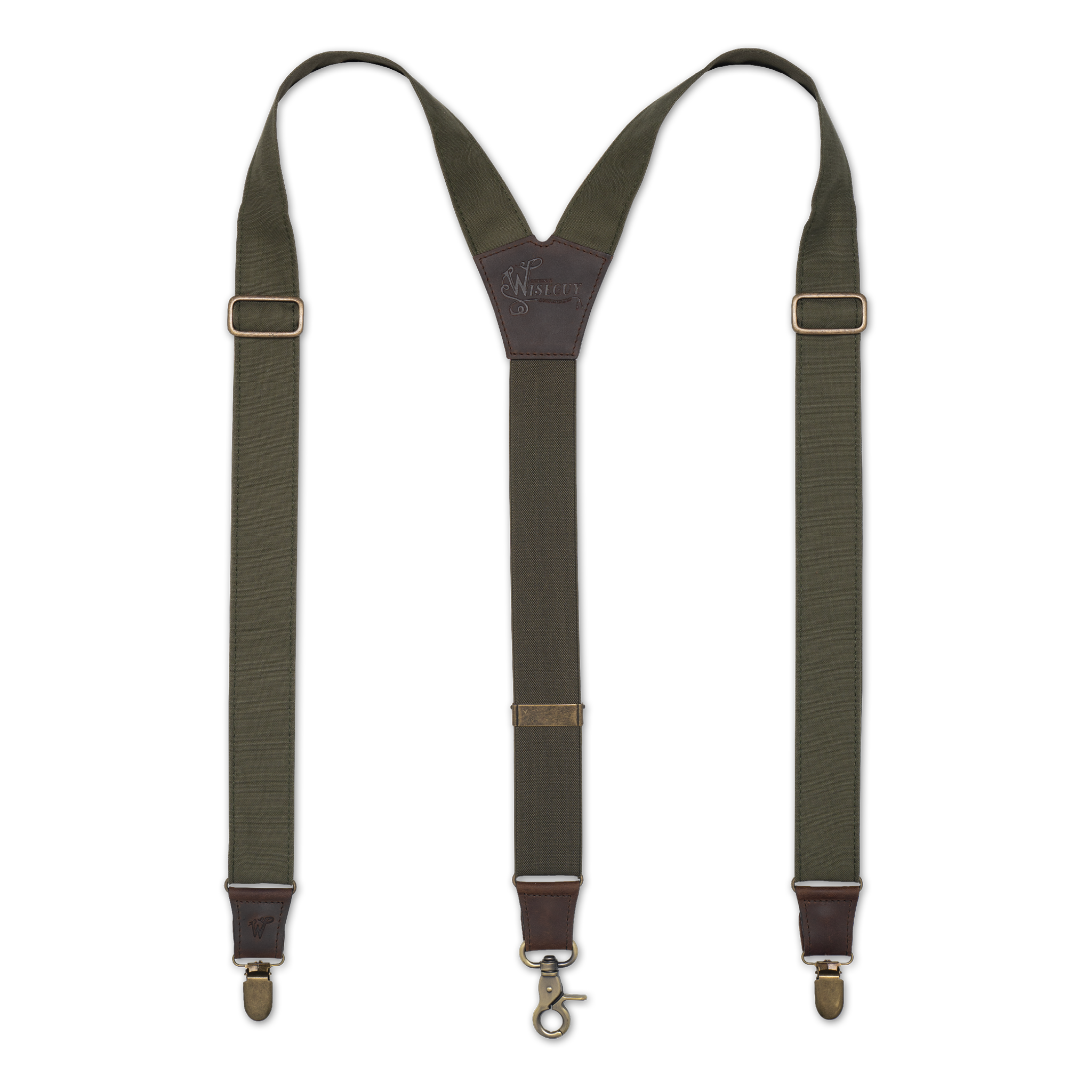 Canvas Army Green Suspenders – Mad Dog – Wide (1.36 inch / 3 Canvas Army Green Suspenders – Mad Dog – Wide (1.36 inch / 3