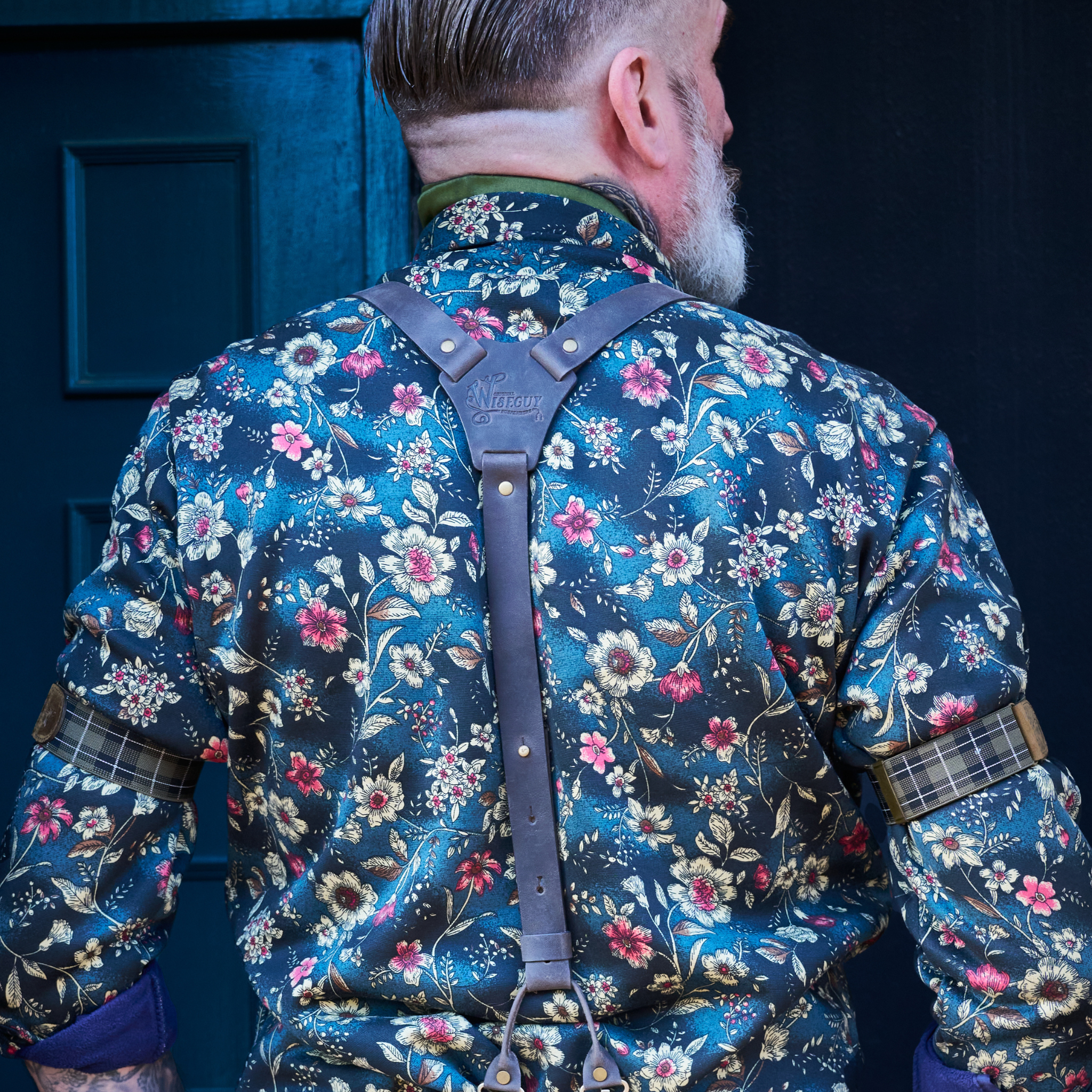 Dakota Vert Olive Slim Bretelles No. L2014