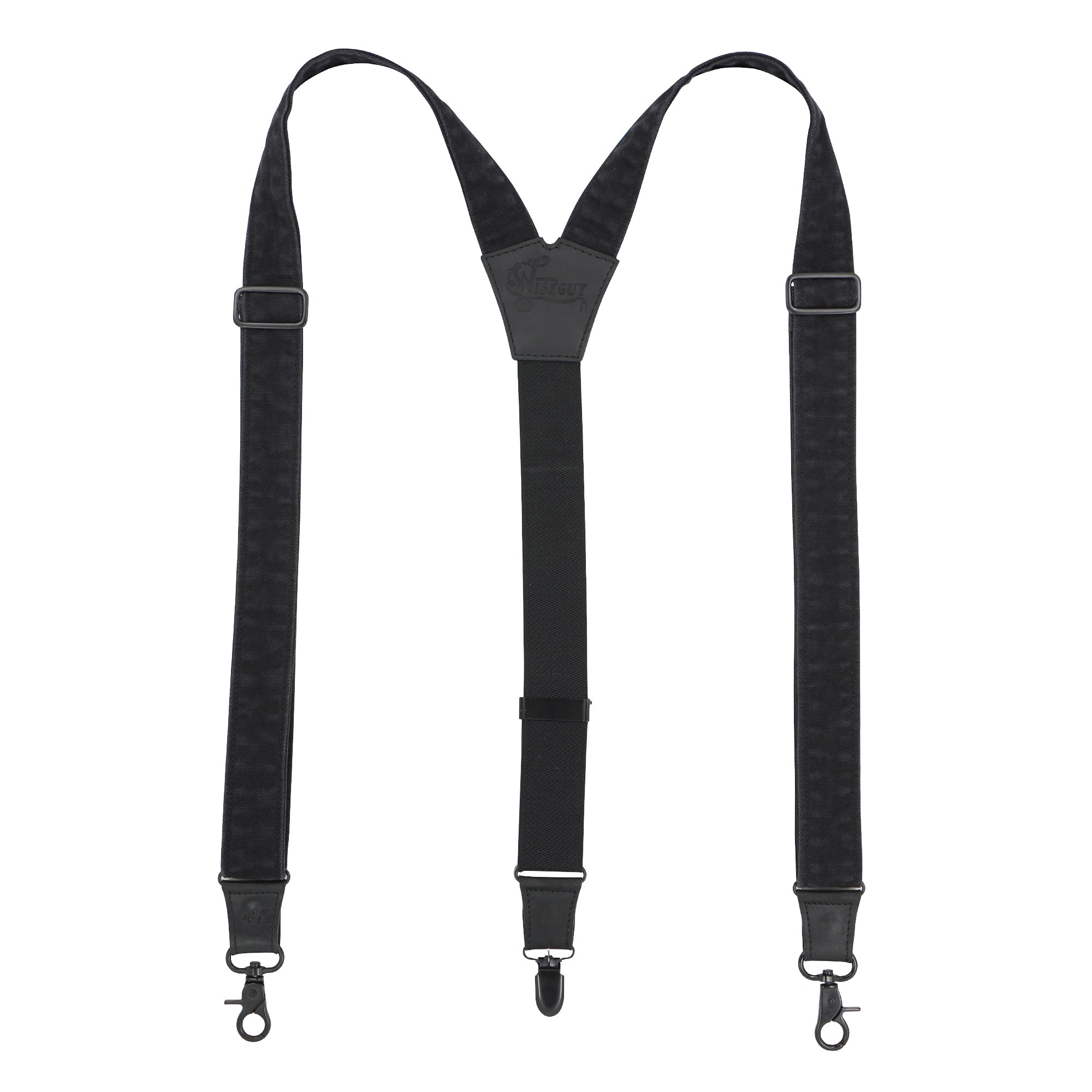 Duck Black Wide Suspenders No. C6019