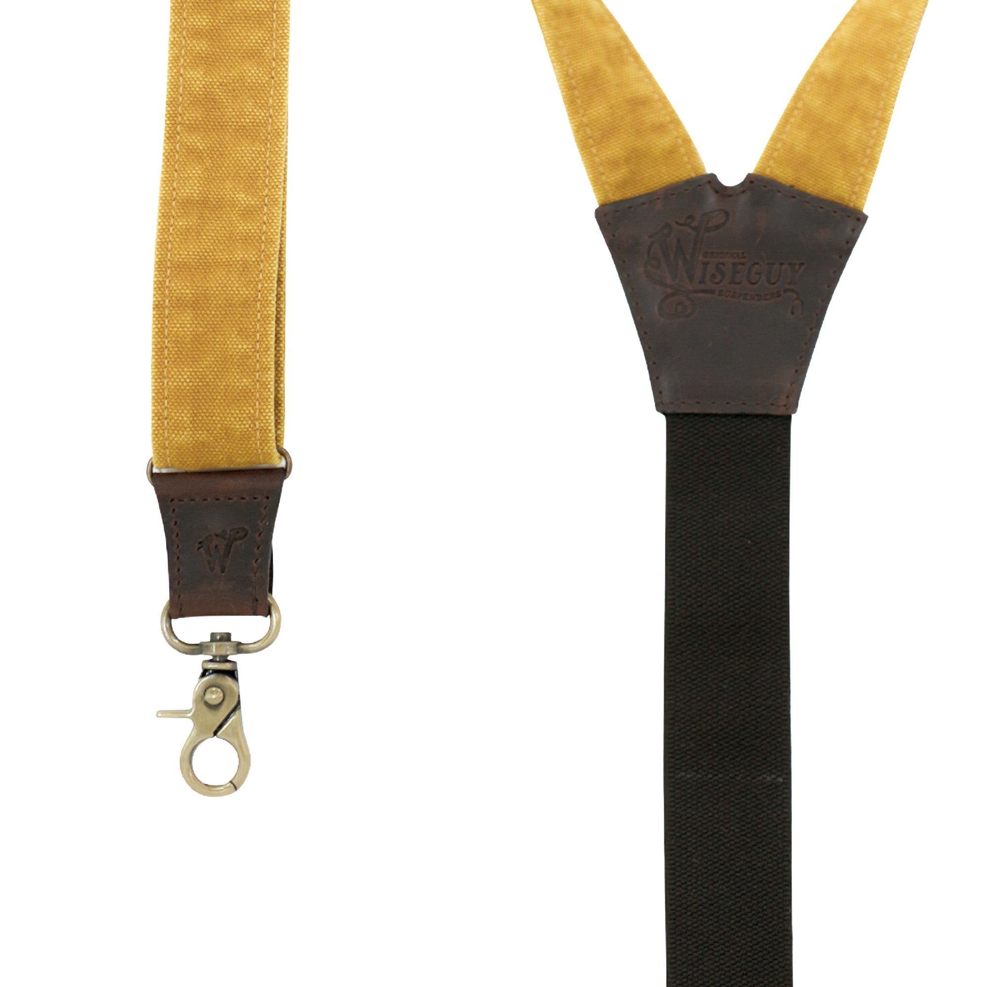 Duck Mustard Wide Suspenders No. C6020