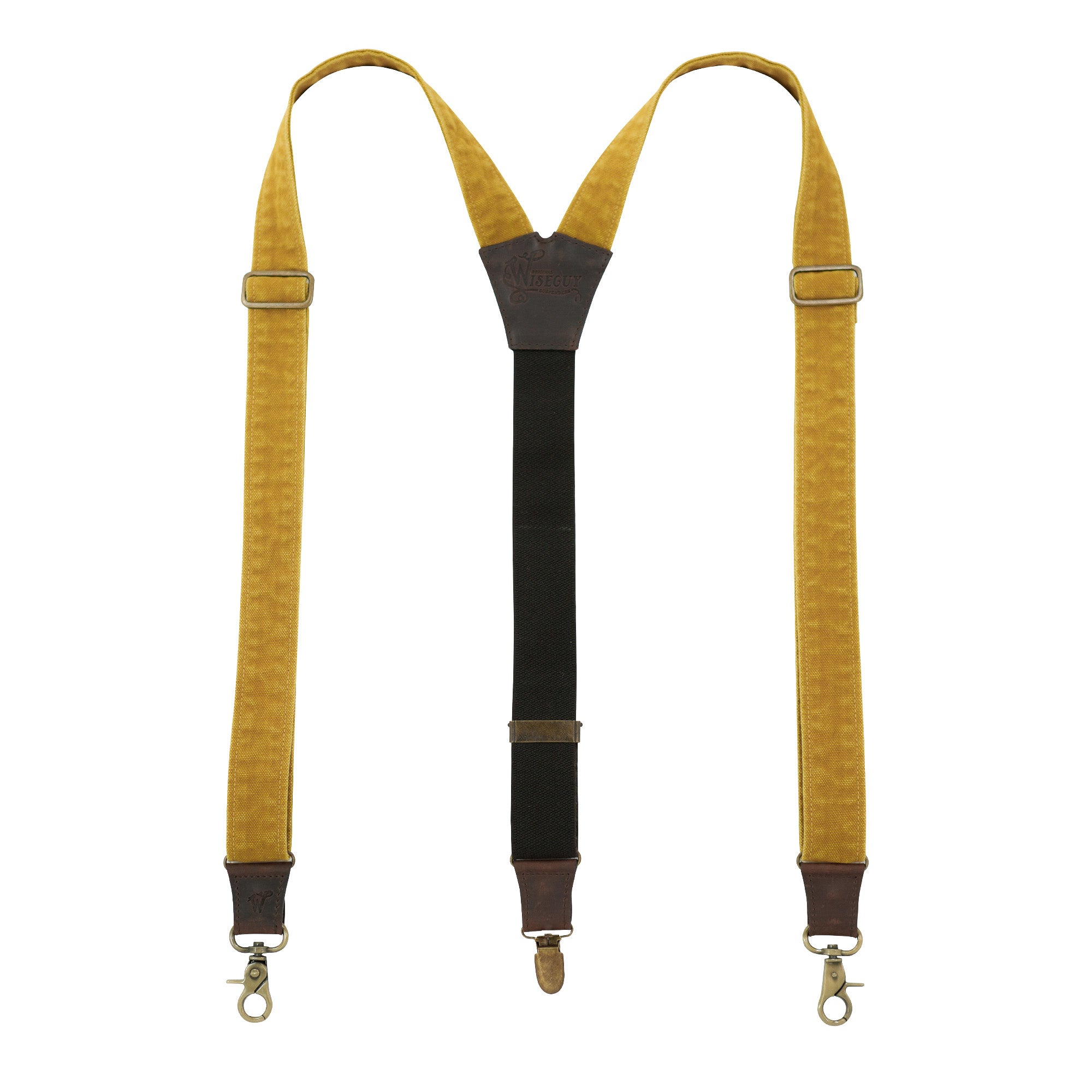 Duck Mustard Wide Suspenders No. C6020