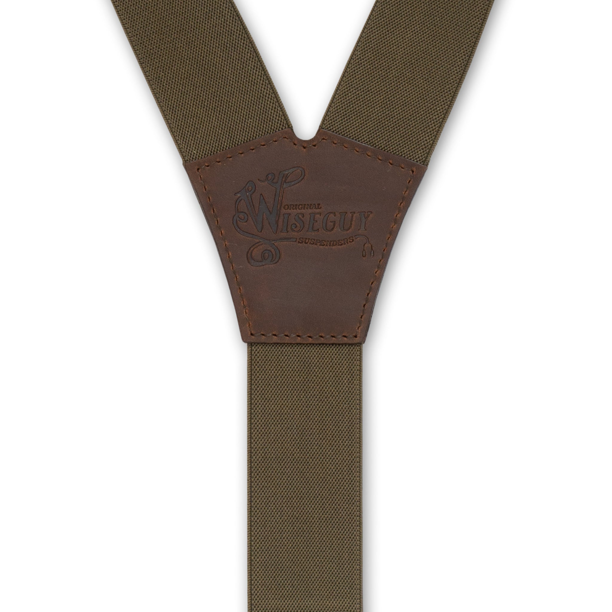 Essential Army Green Wide Suspenders No. E5012