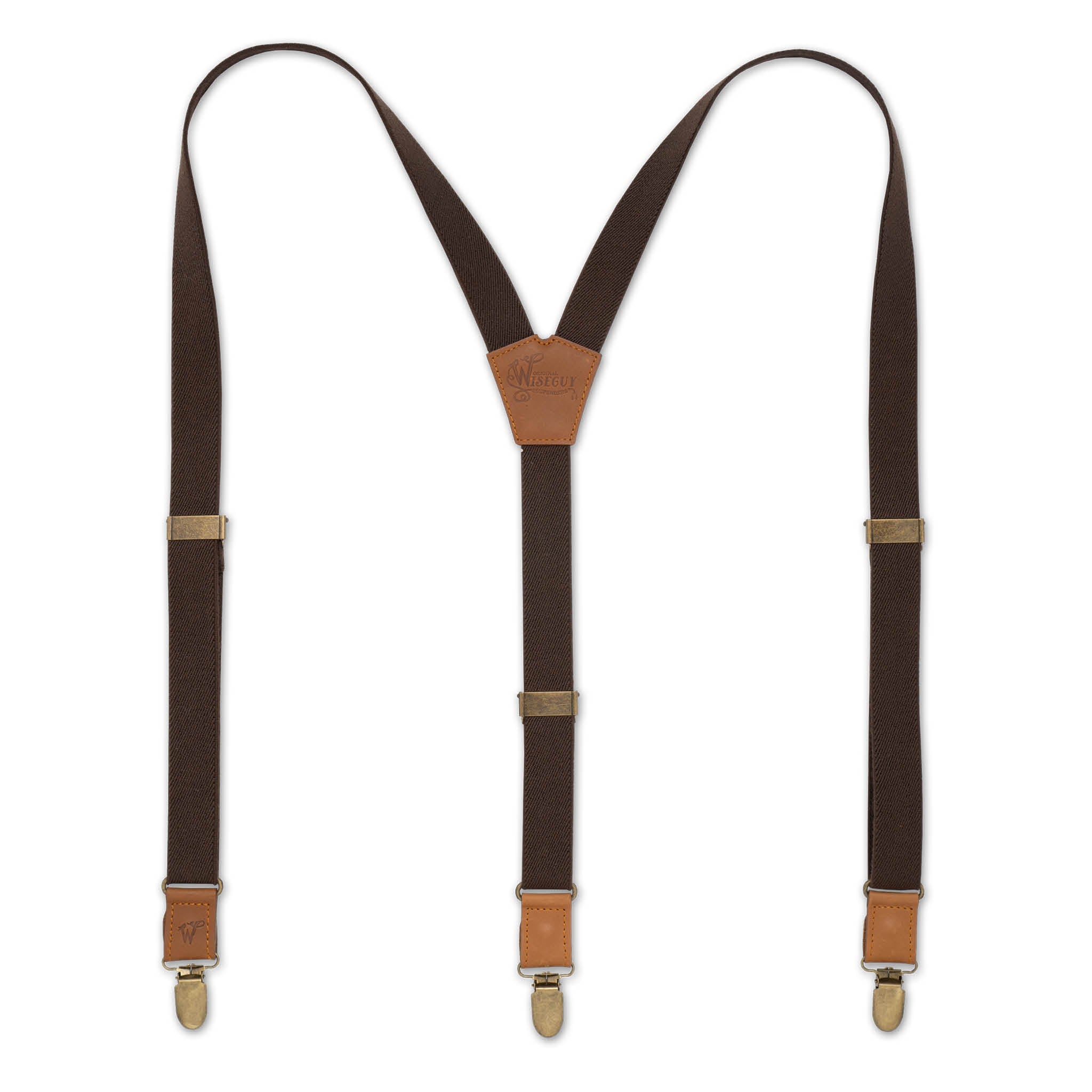 Essential Brown Slim Suspenders No. E5019