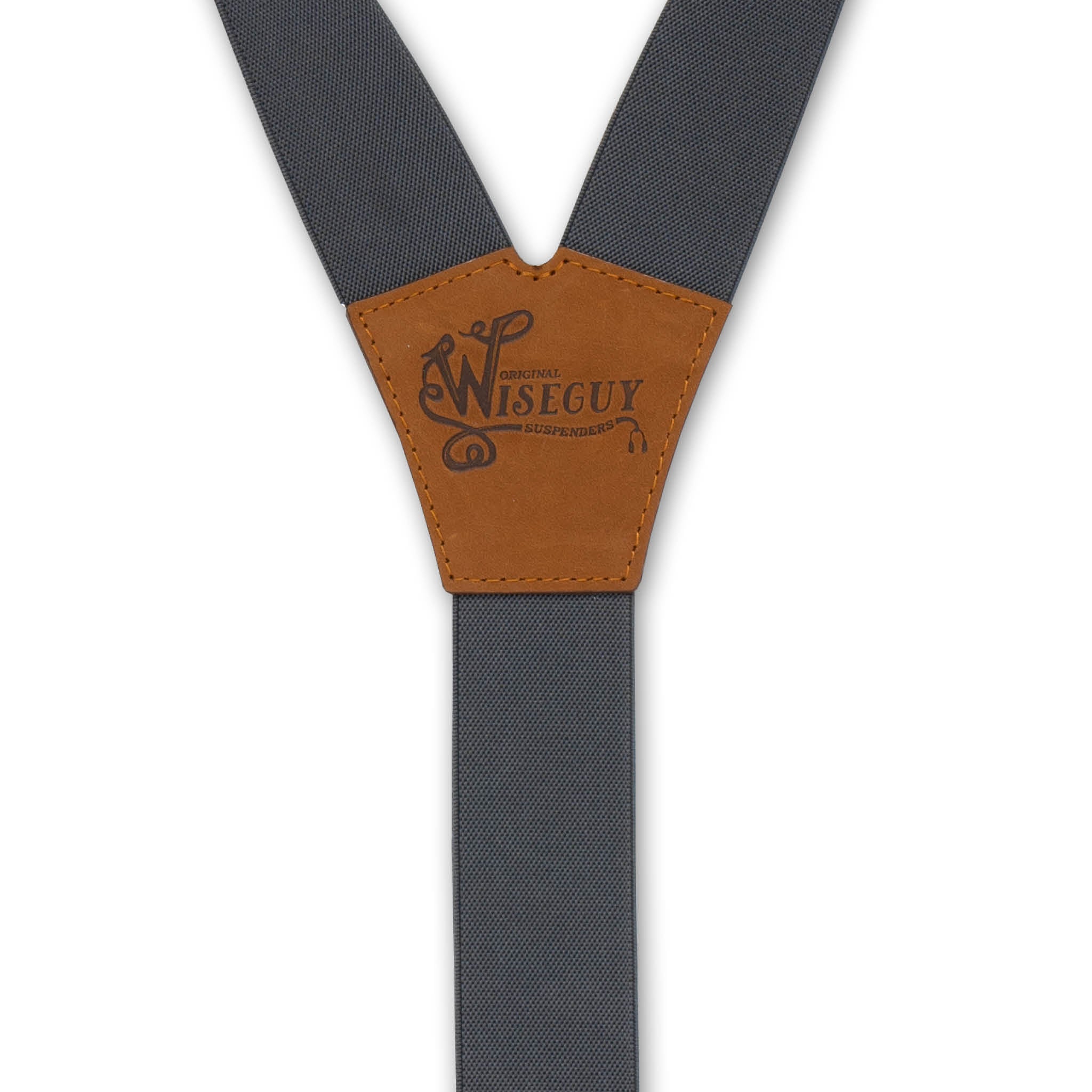 Essential Gray Wide Suspenders No. E5026