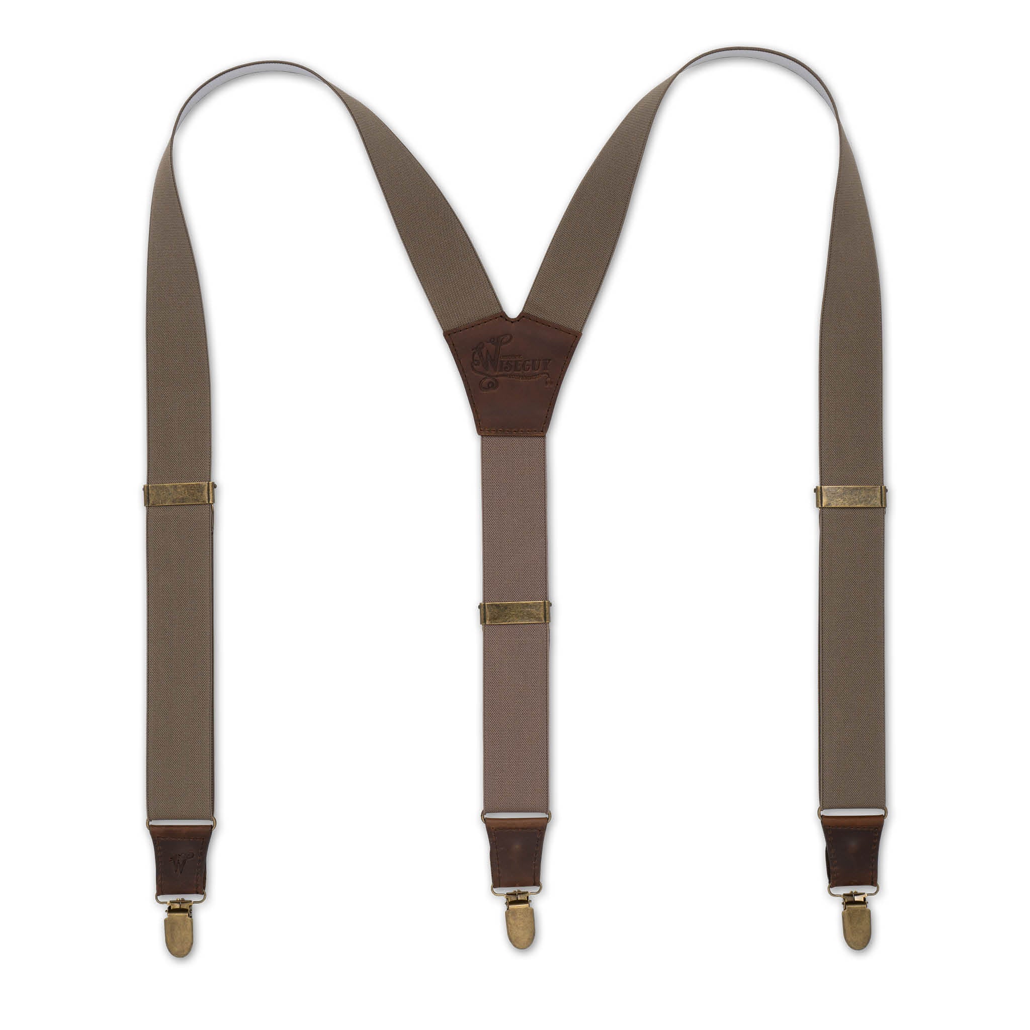 Essential Smokey Beige Wide Suspenders No. E5035