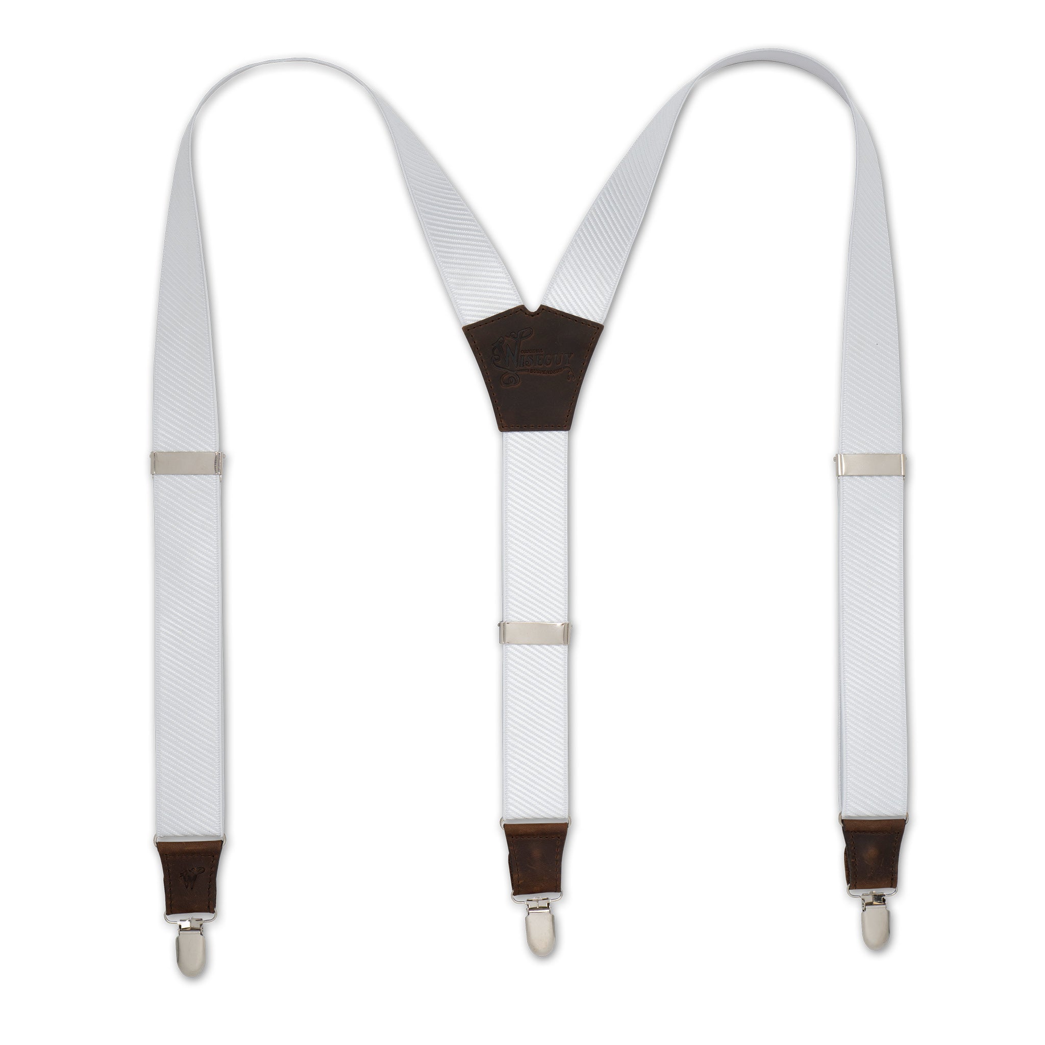 European manufactured elastic Black Suspenders – Essential Series