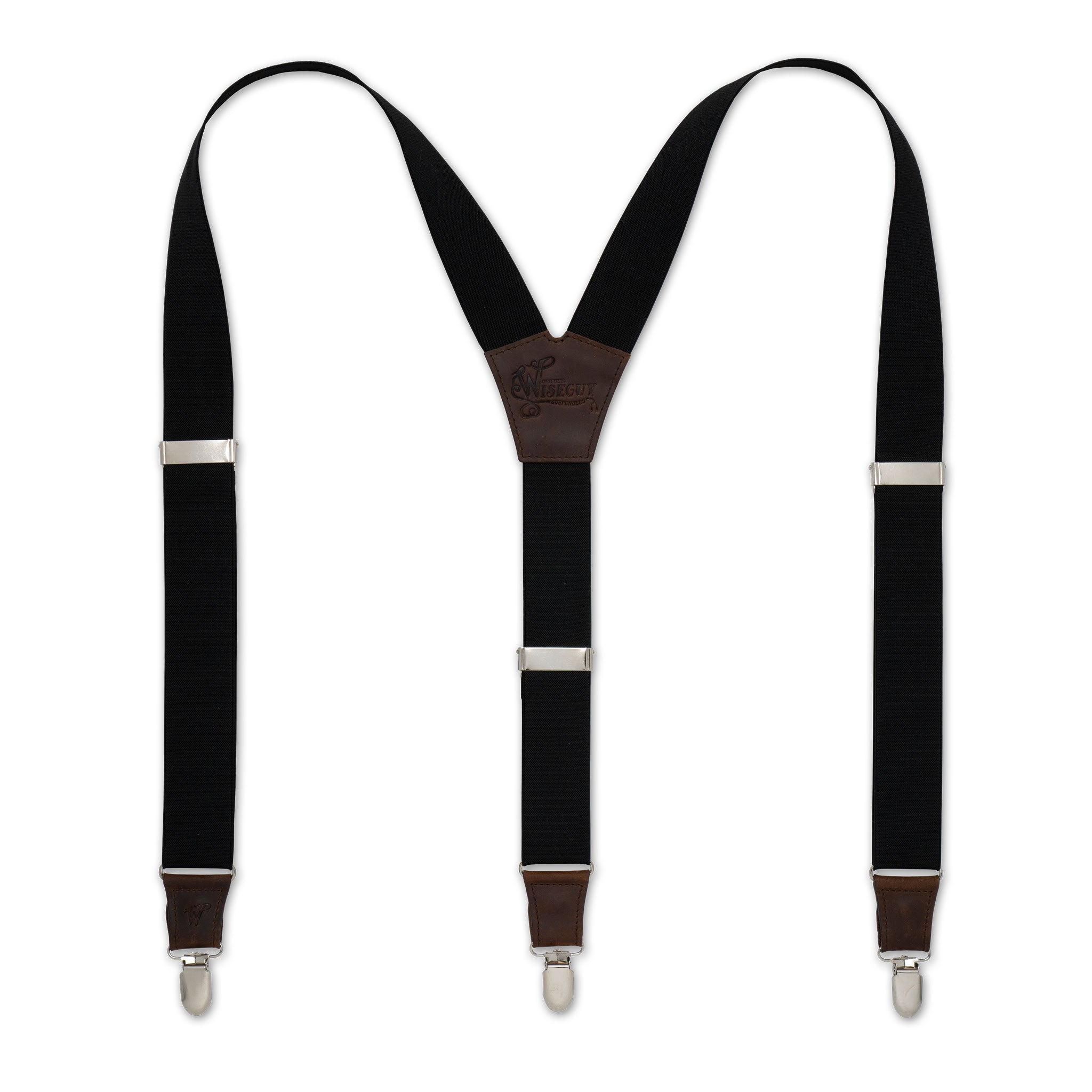 Essential Soul Black Wide Suspenders No. E5040