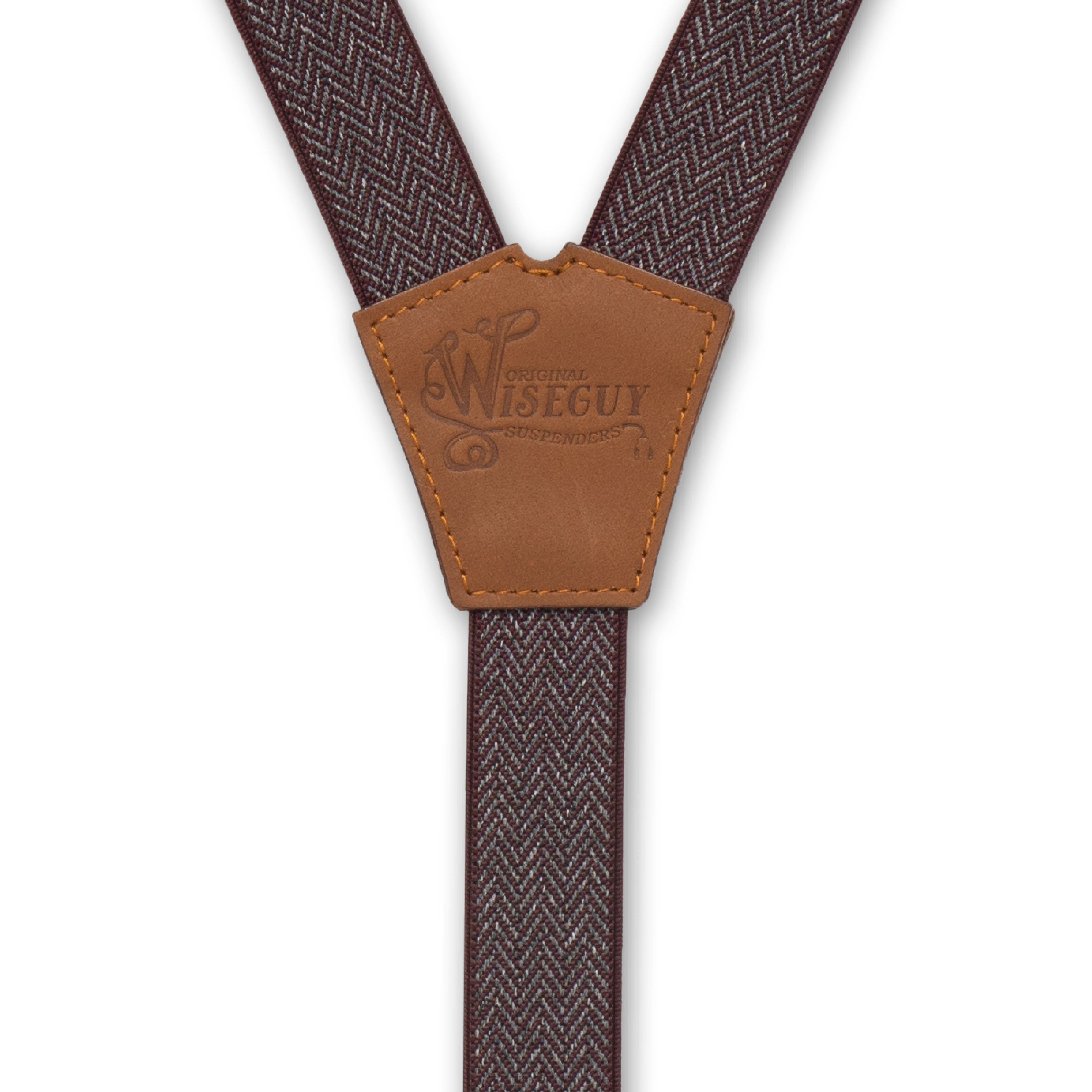 【最初期 三角タグ Evis】Evisu Stripe Suspenders European manufactured elastic Herringbone Black Suspenders