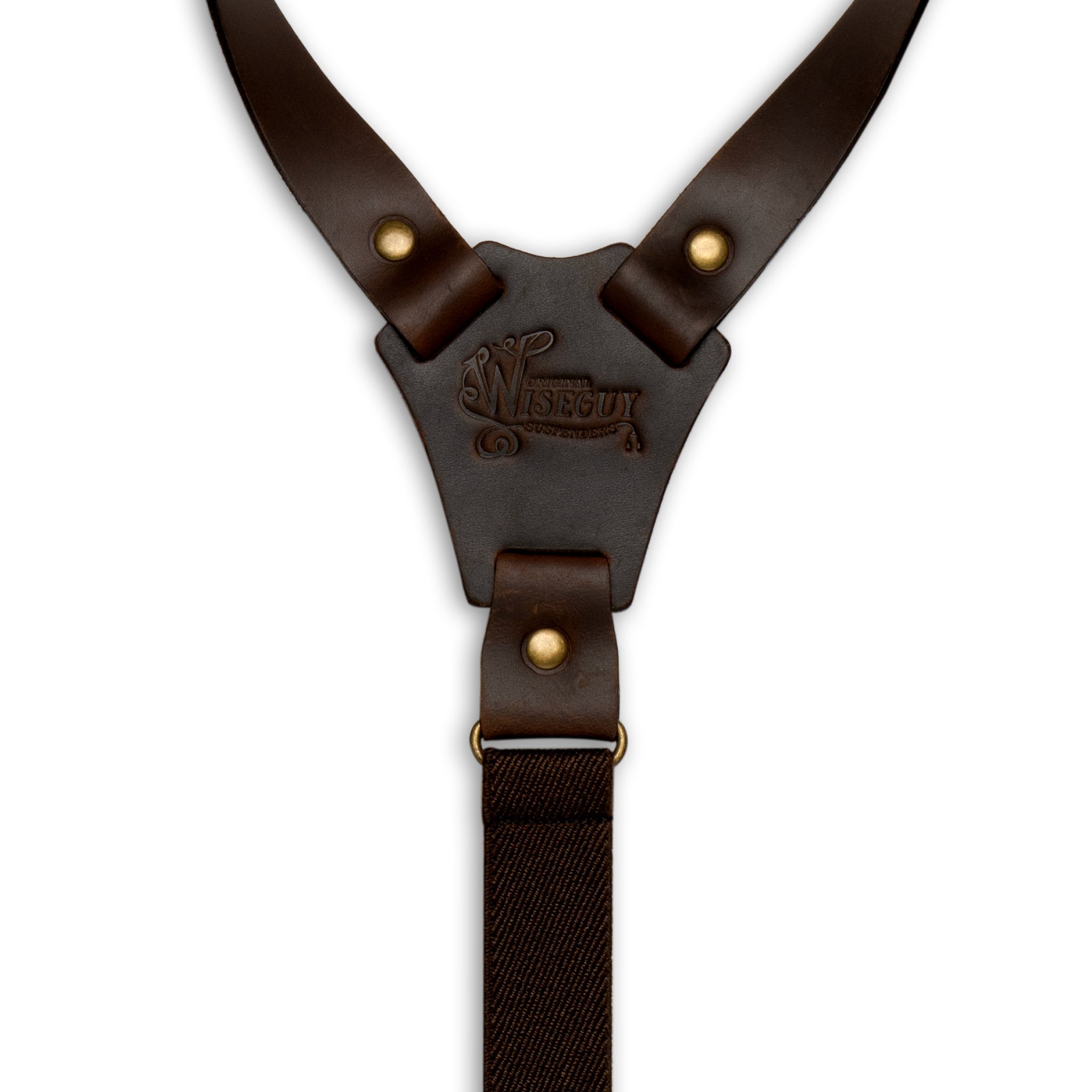 Authentic nubuck leather Brown Flex Suspenders – Crazy Horse Flex