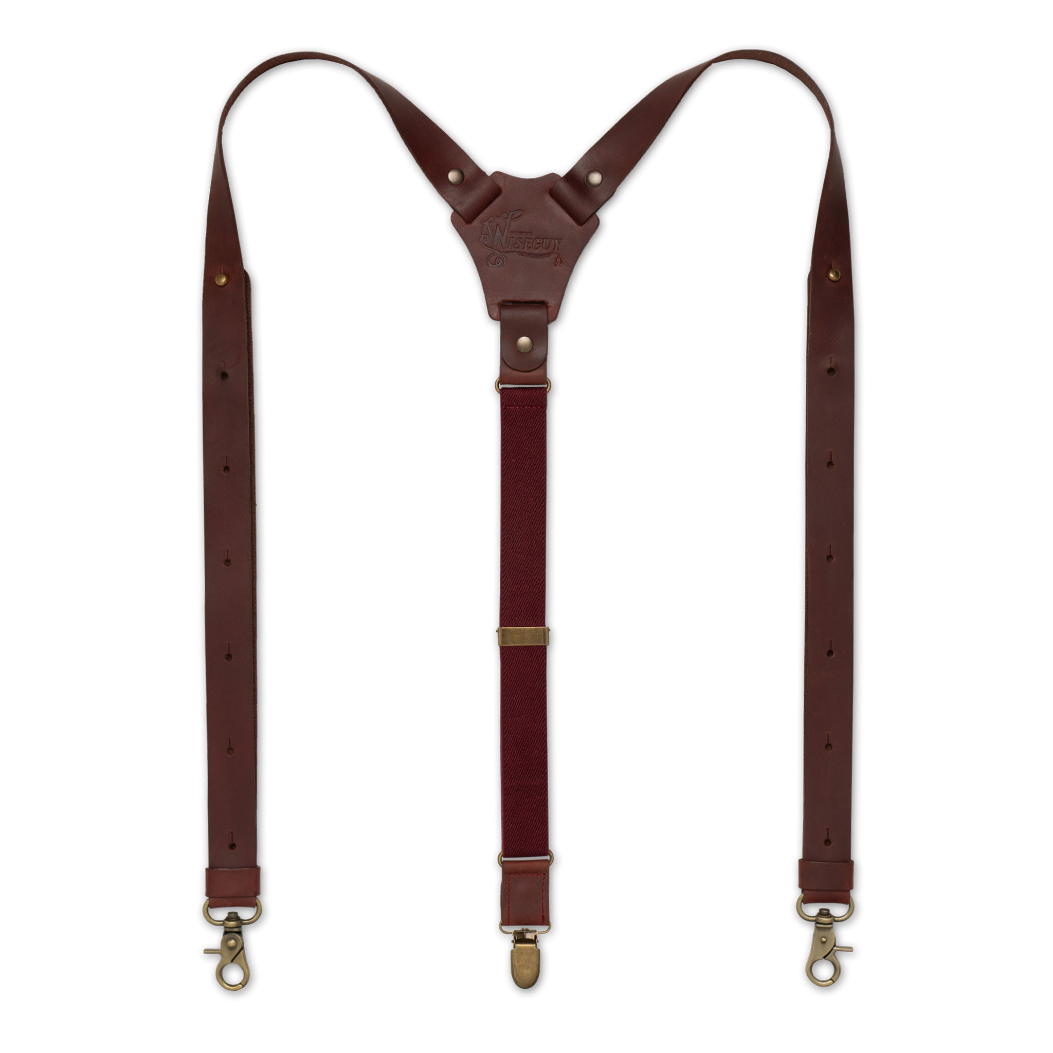 Crazy Horse Flex Bordeaux Slim Bretelles No. F2118