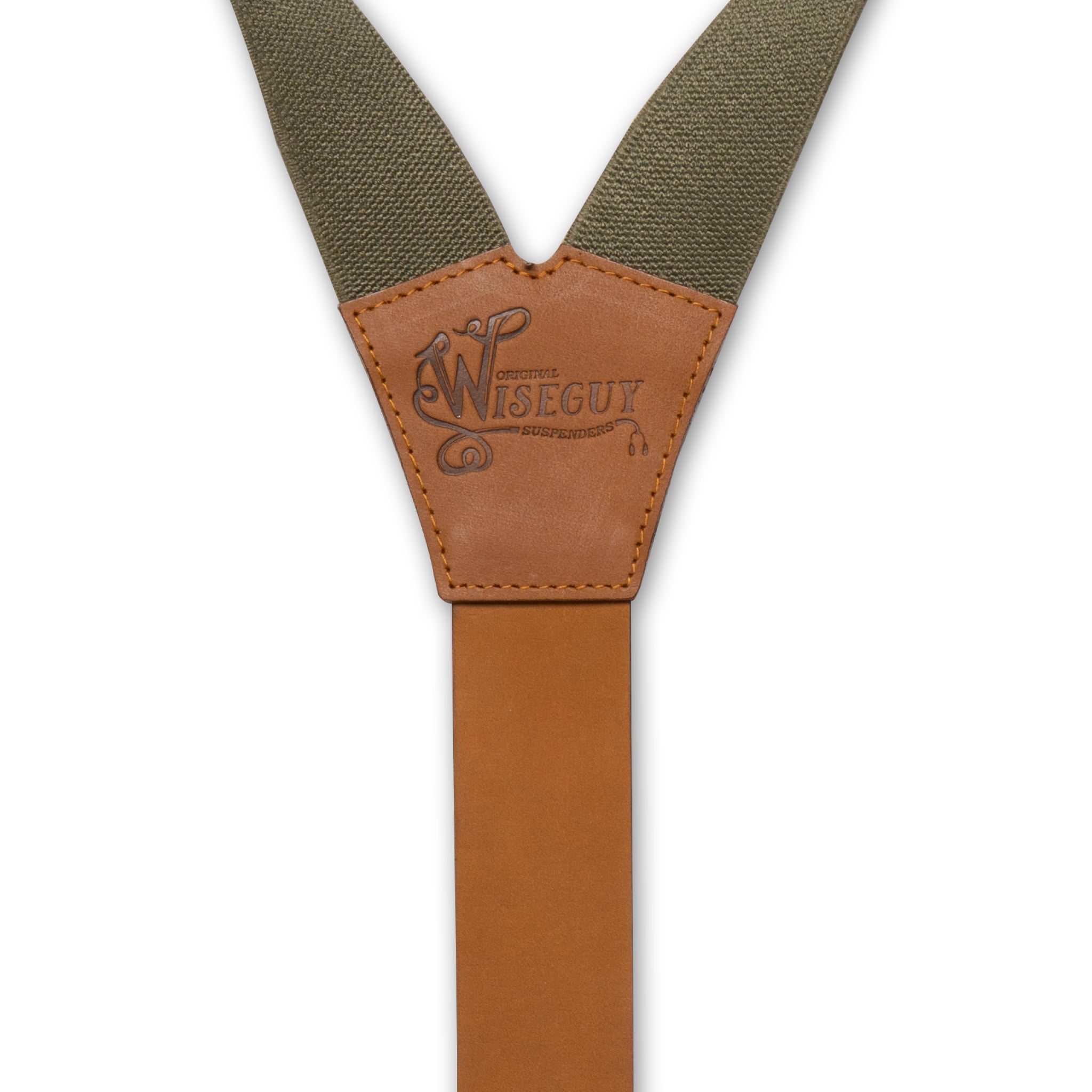 Charger Army Green Wide Suspenders No. F3010