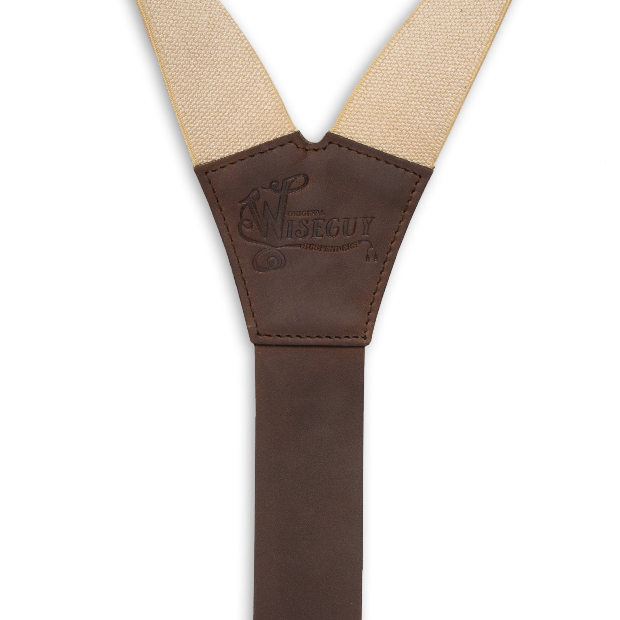 Authentic nubuck leather Black Flex Suspenders – Charger – Wide