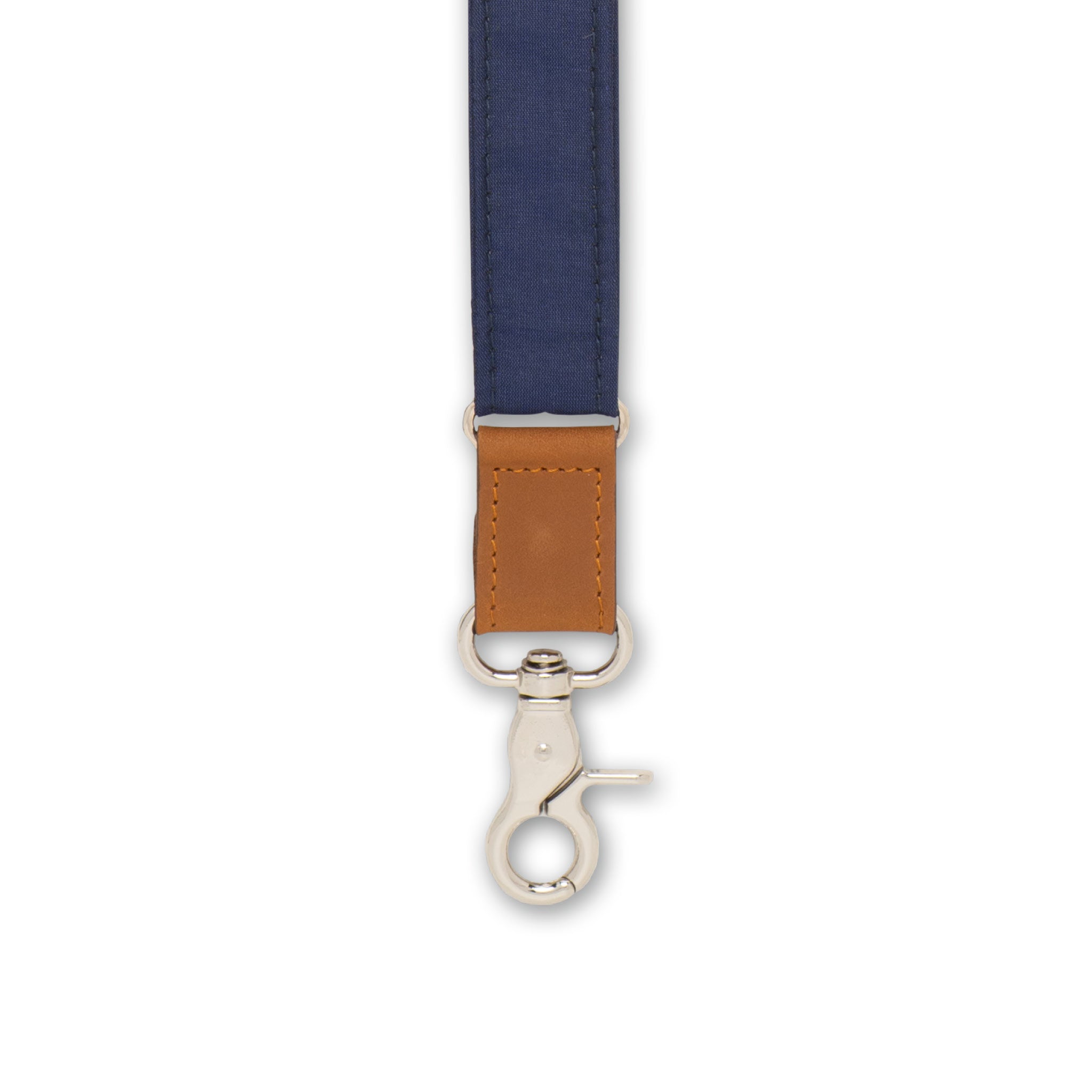 Silk The Navigator Navy Blue Slim Suspenders No. G7111