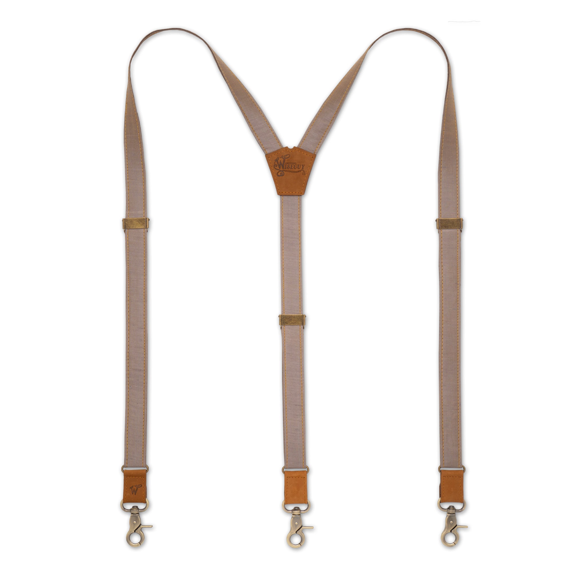 antique小僧　suspenders Silk Copper Suspenders – The Warden – Slim (1 inch / 2,5 cm