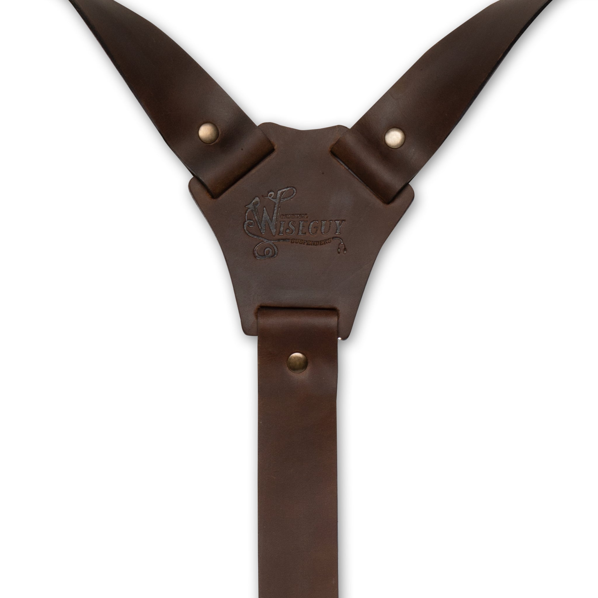 Leather Suspenders - Dark Brown outlet 3/4 Inch Wide