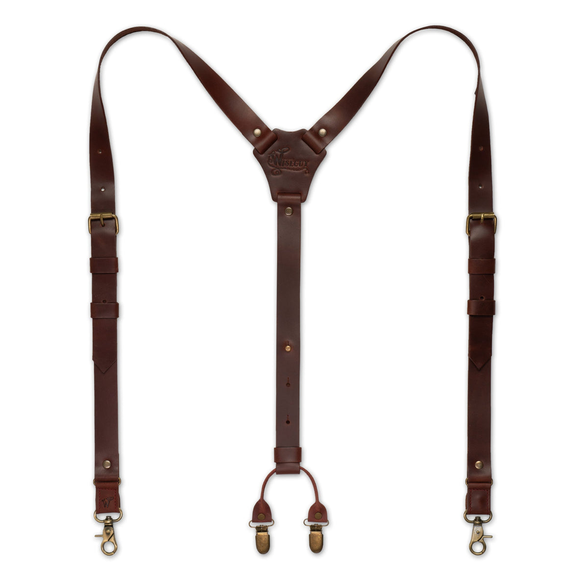 Crazy Horse Buckle Slim Suspenders