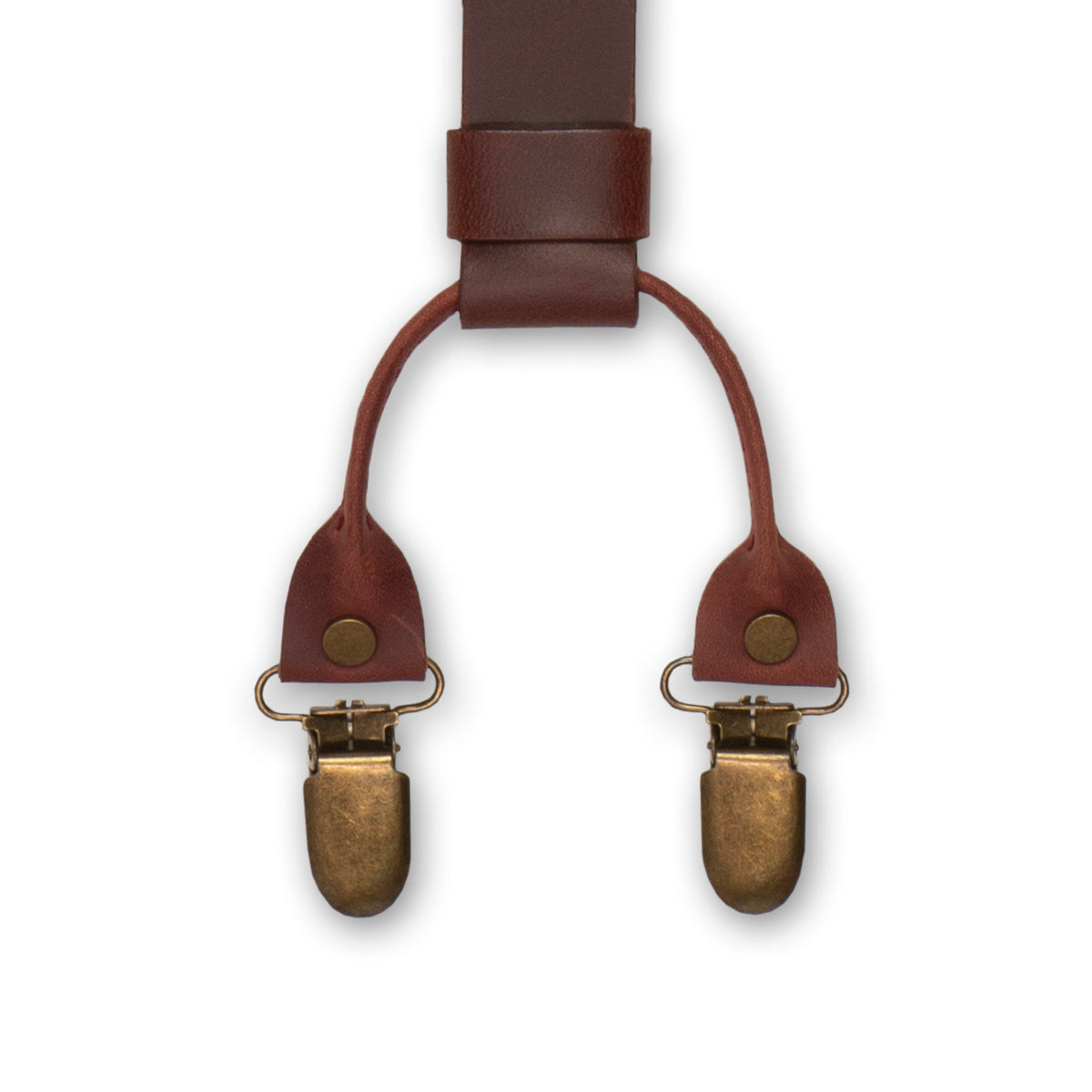 Crazy Horse Buckle Slim Suspenders