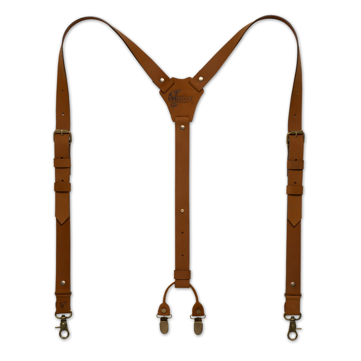 Crazy Horse Buckle Slim Suspenders