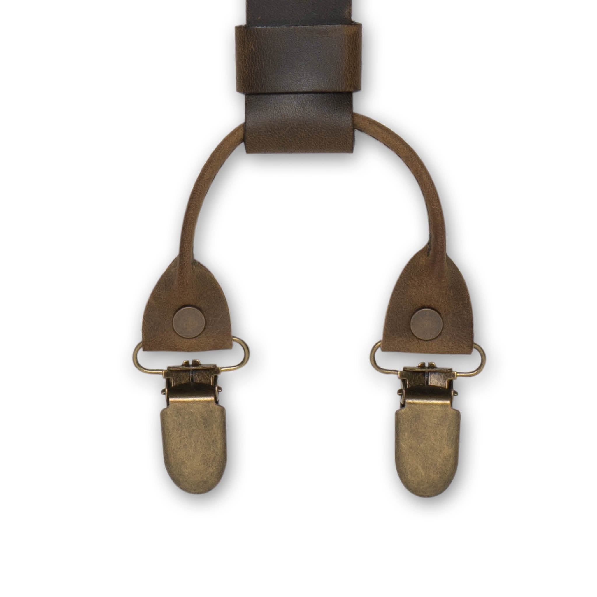 Dakota Olive Green Slim Suspenders No. L2014