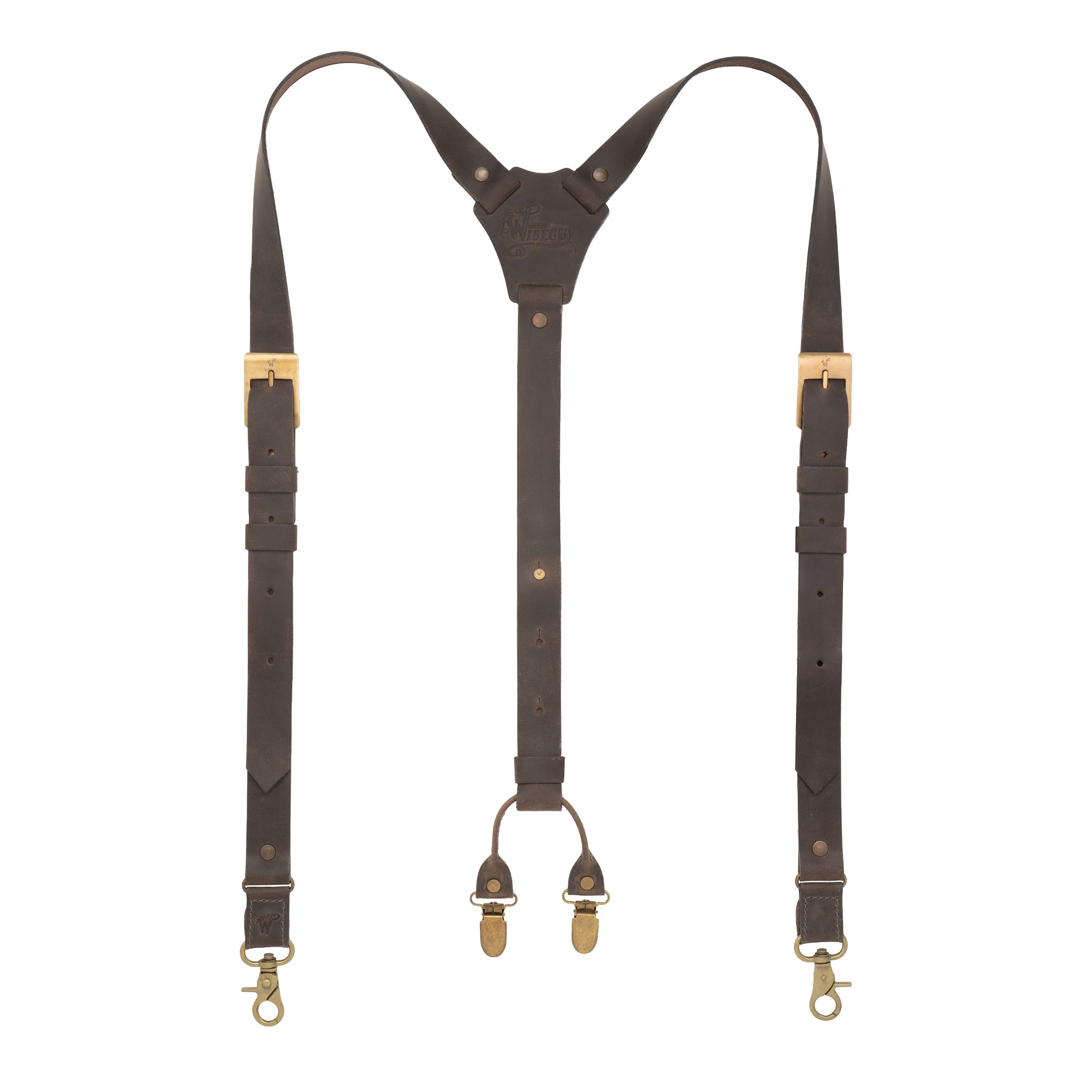 Dakota Ash Gray Slim Suspenders No. L2016