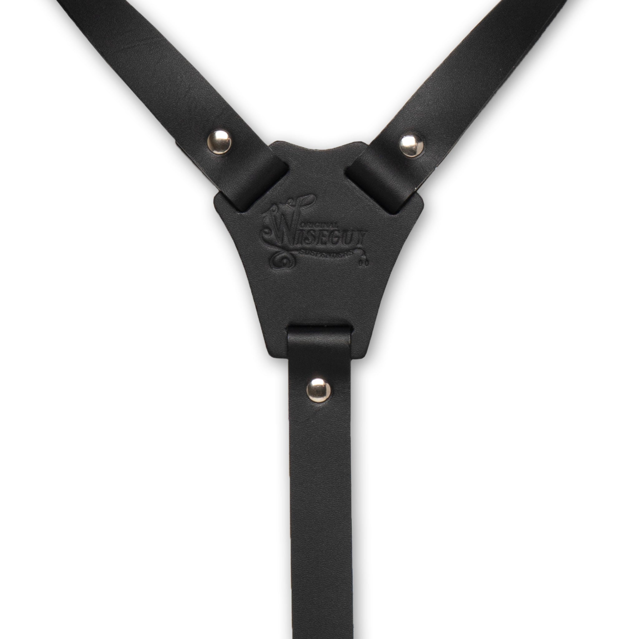 Italian Job Black Skinny Suspenders No. L7010