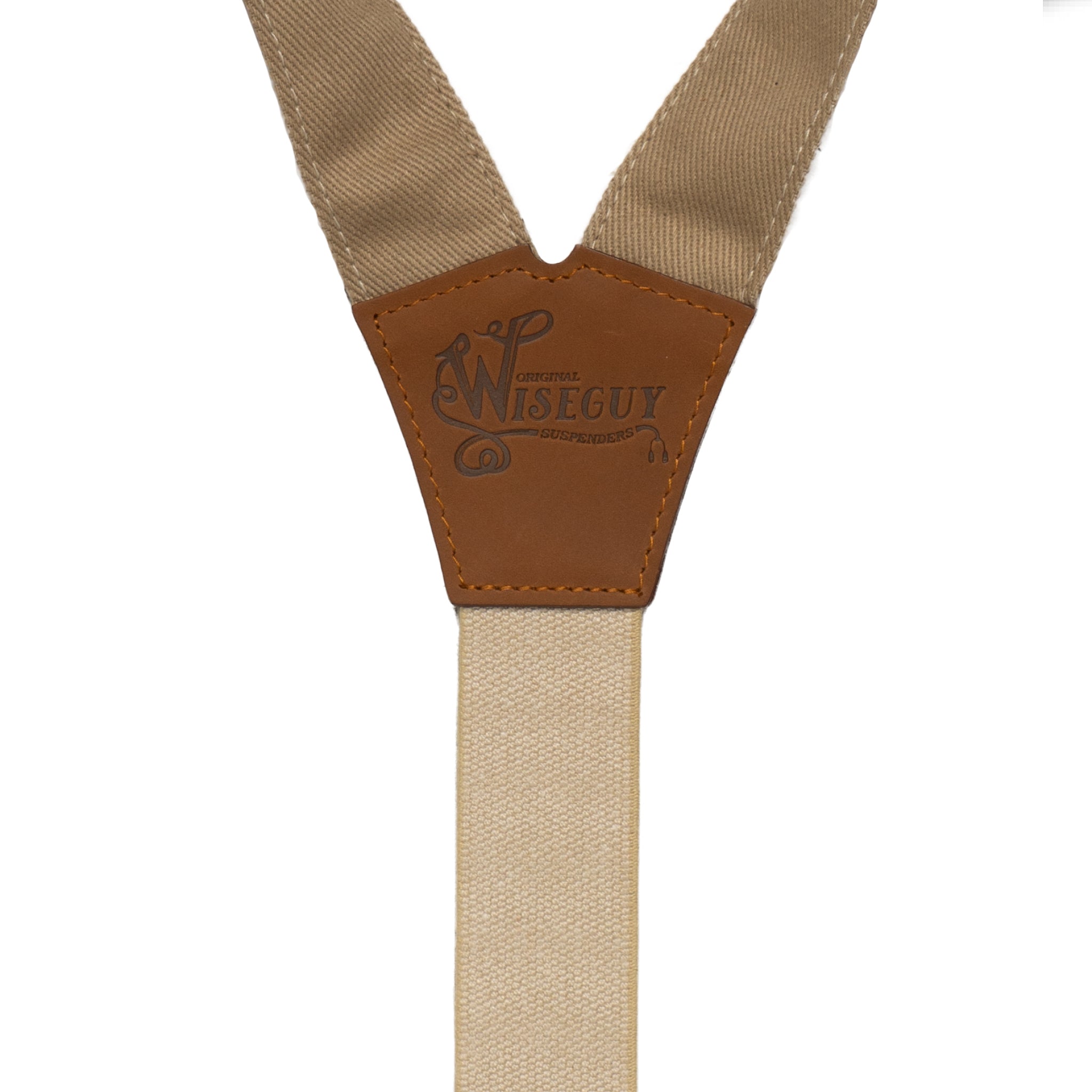Authentic nubuck leather Camel Brown Flex Suspenders – Crazy Horse