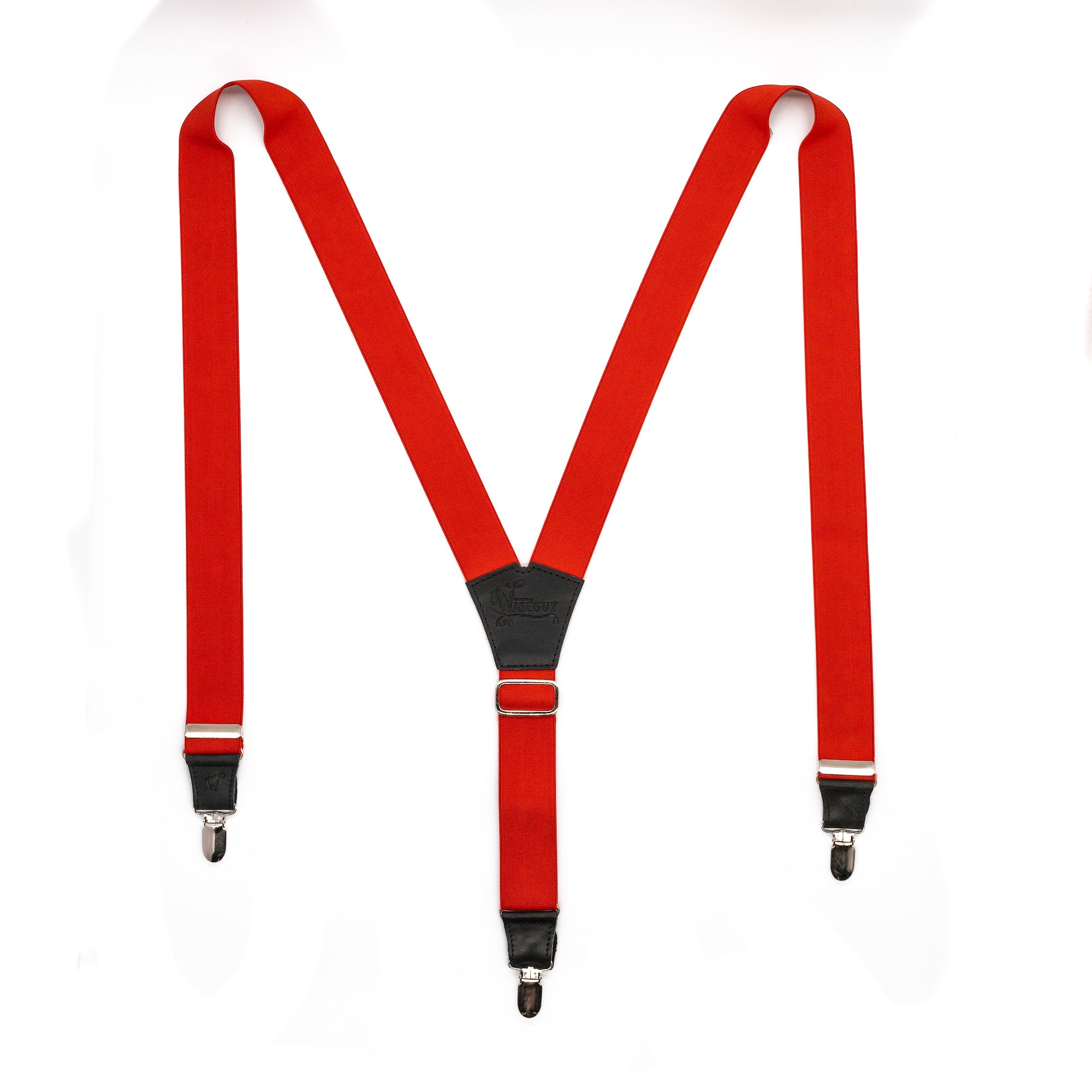 Essential Blood Red Wide Suspenders No. E5018