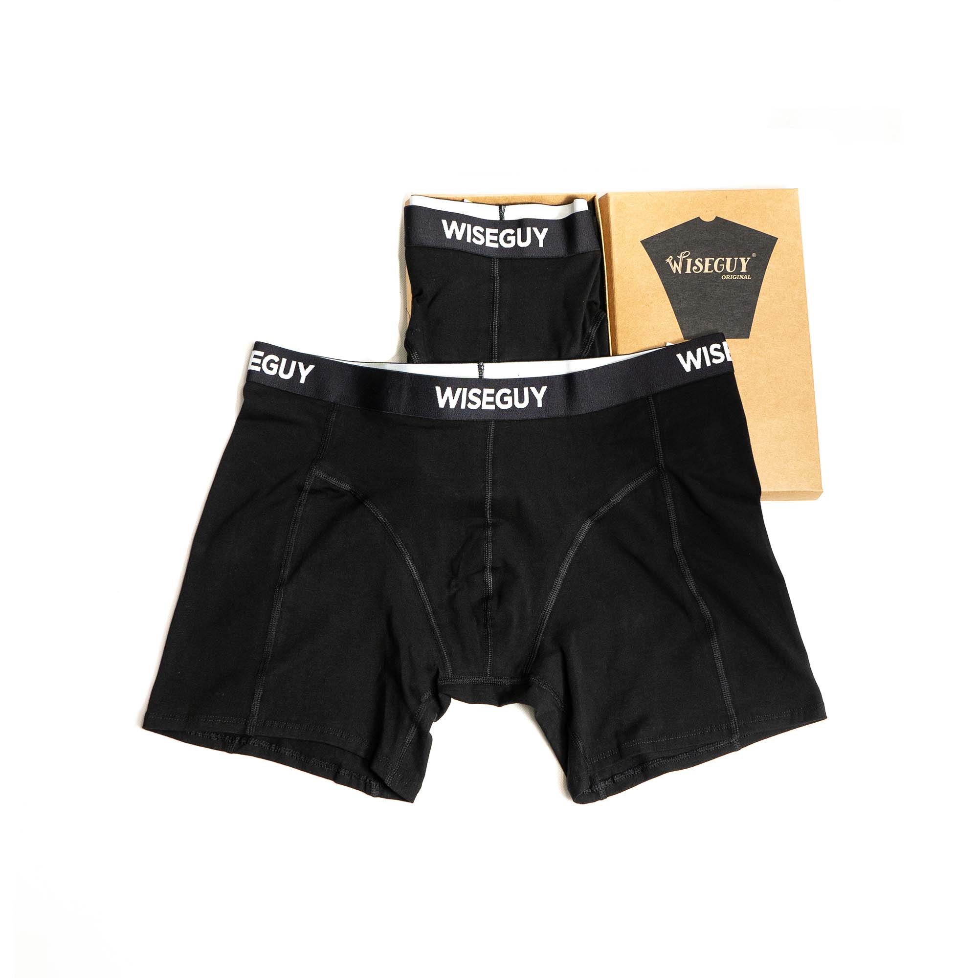 Boxershorts aus Bio-Baumwolle 2er-Pack Nr. D9011