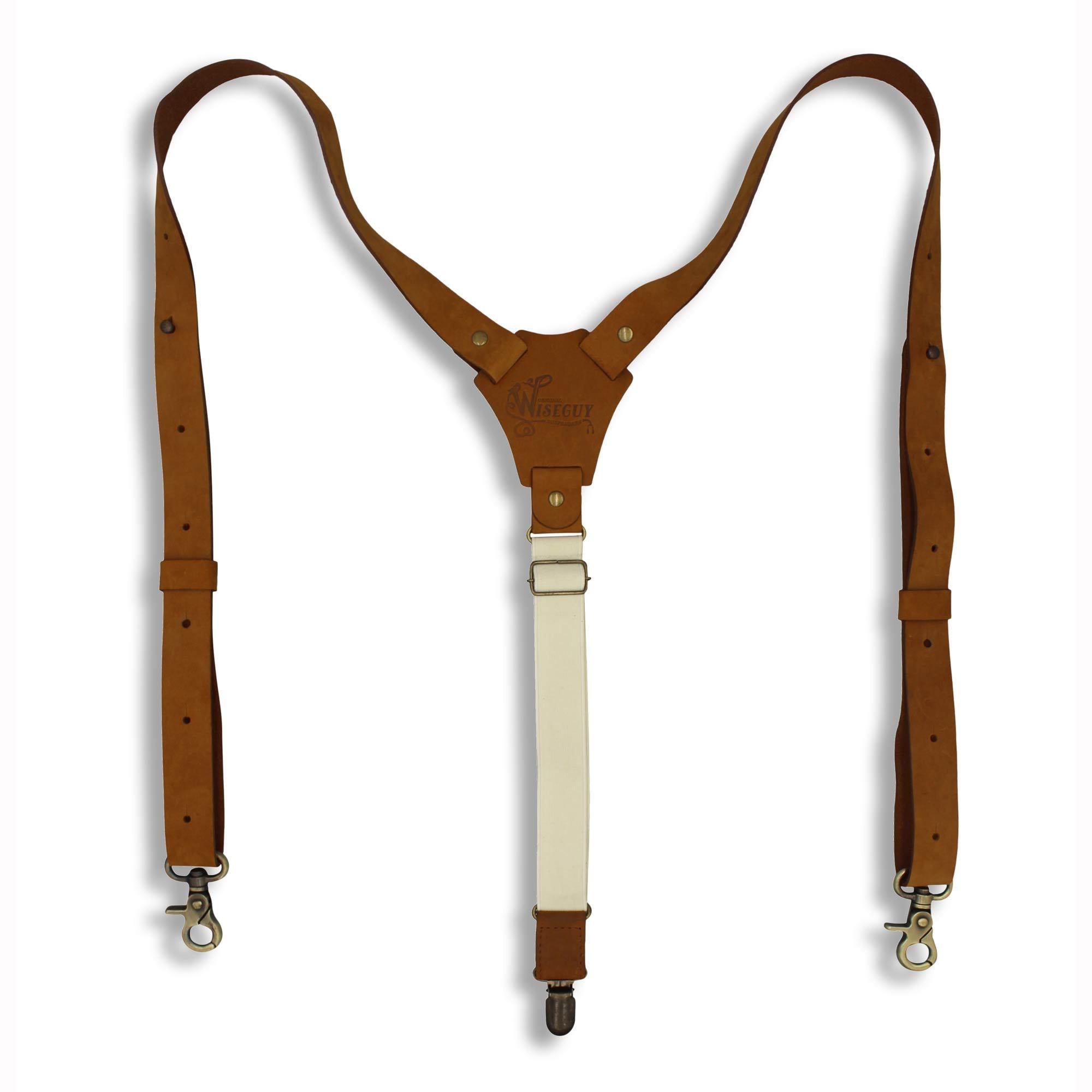 Wiseguy Suspenders Camel Brown / XL/XXL