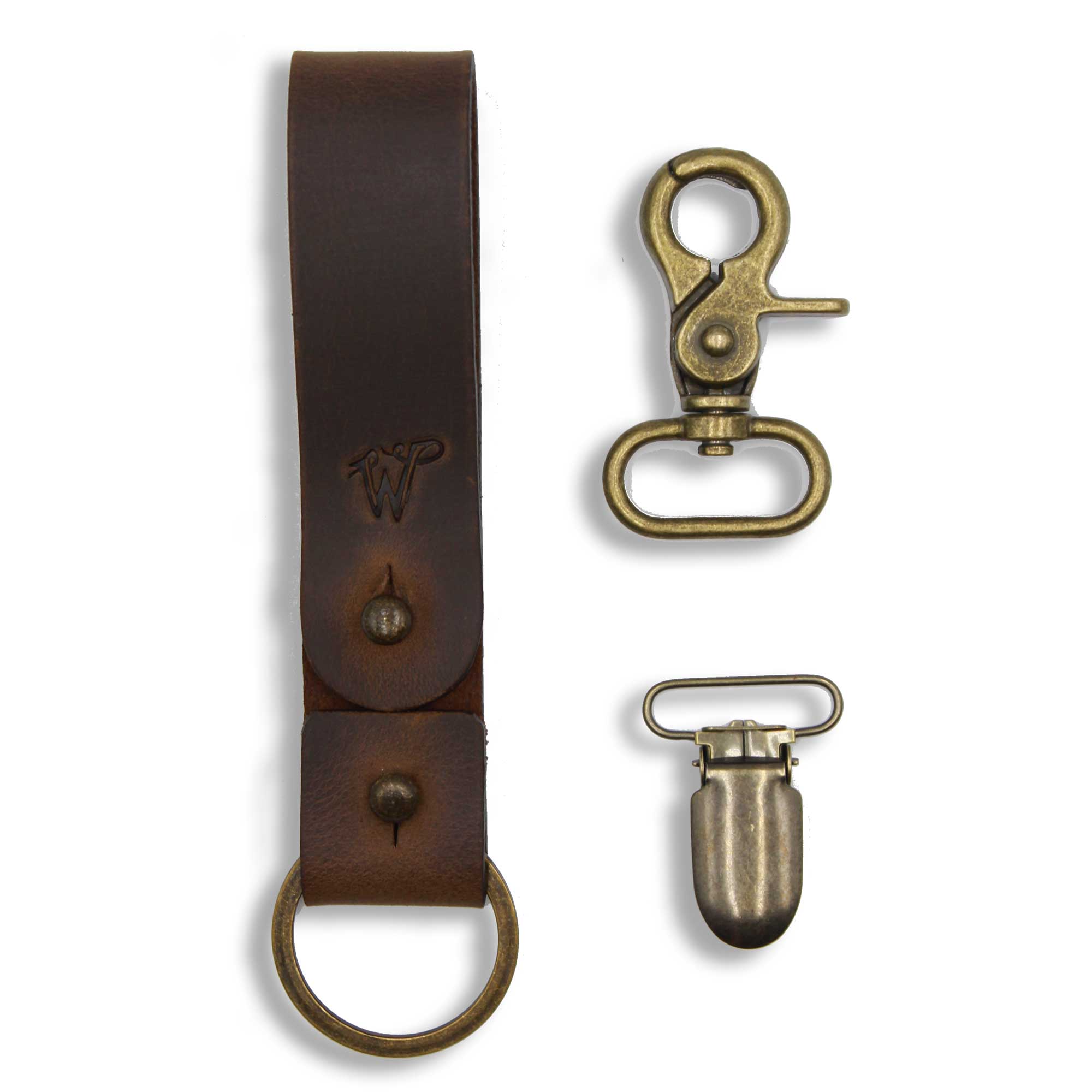 Schlüsselanhänger / Huthalter Leder Nr. A8010